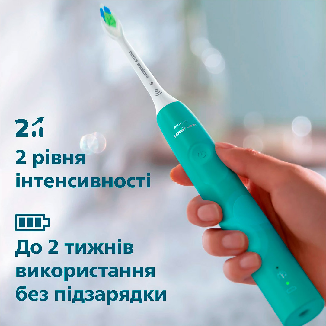 Электрическая зубная щётка PHILIPS Sonicare 4100 series Prismatic Edition Mint Blue (HX3689/43)
