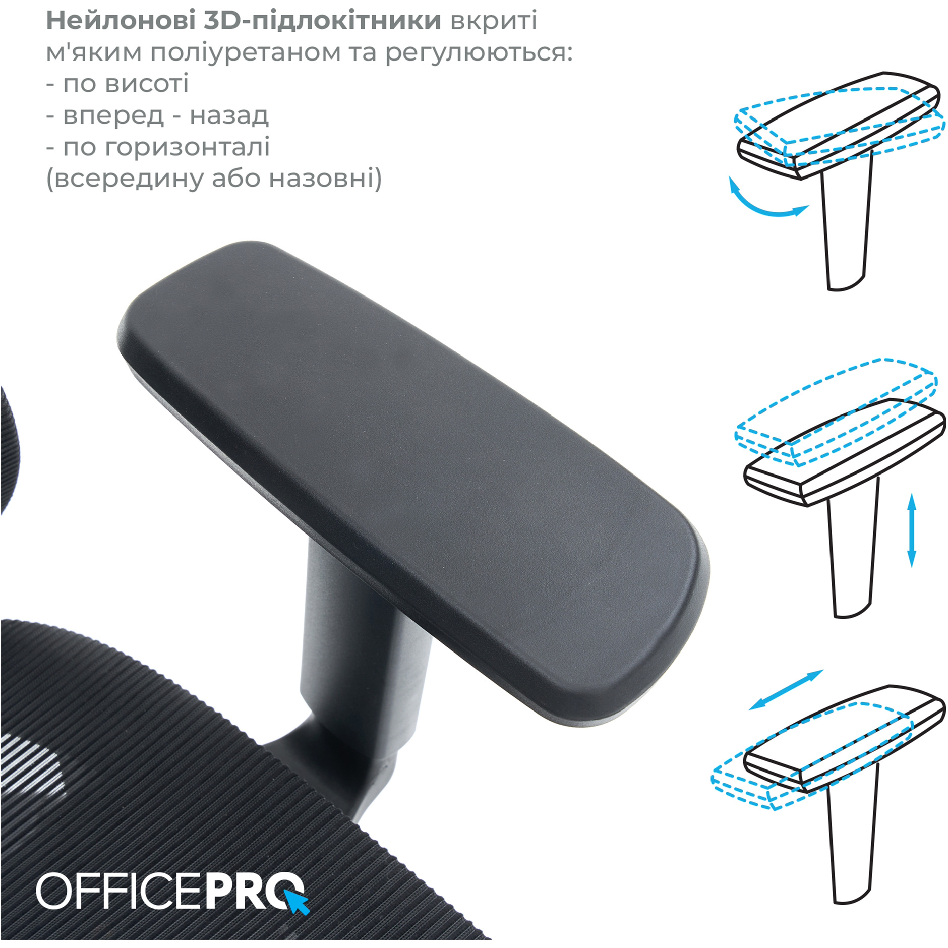 Кресло офисное OFFICEPRO Wave OC670 Black