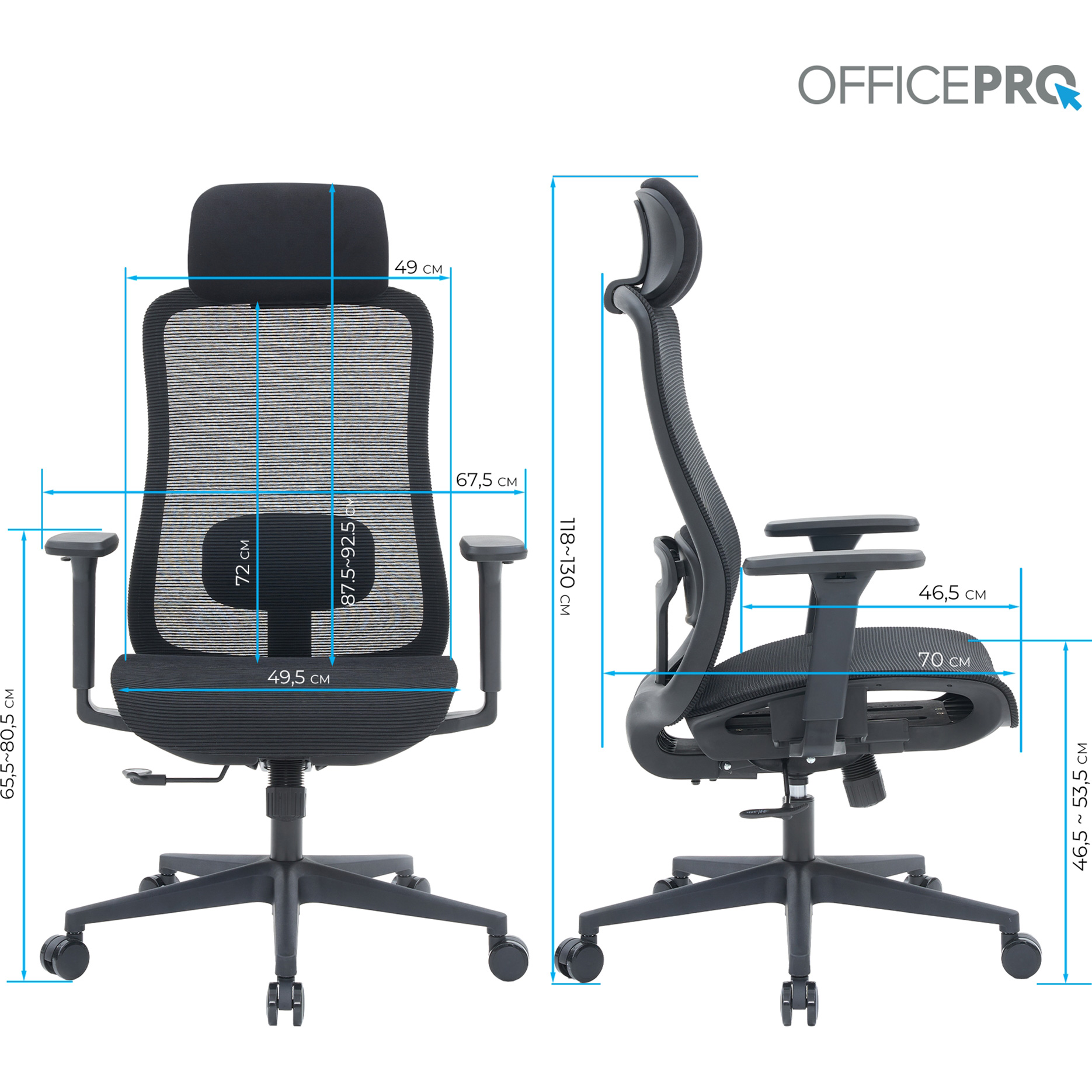 Кресло офисное OFFICEPRO Wave OC670 Black