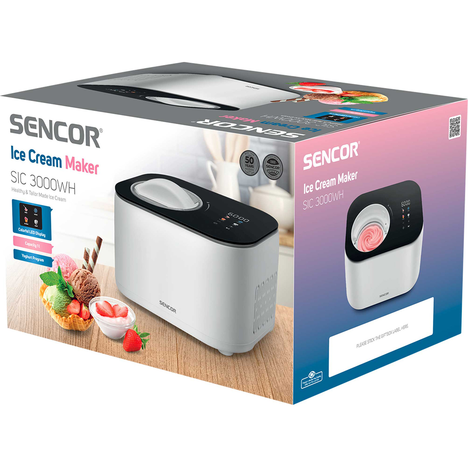 Морозивниця SENCOR SIC 3000WH