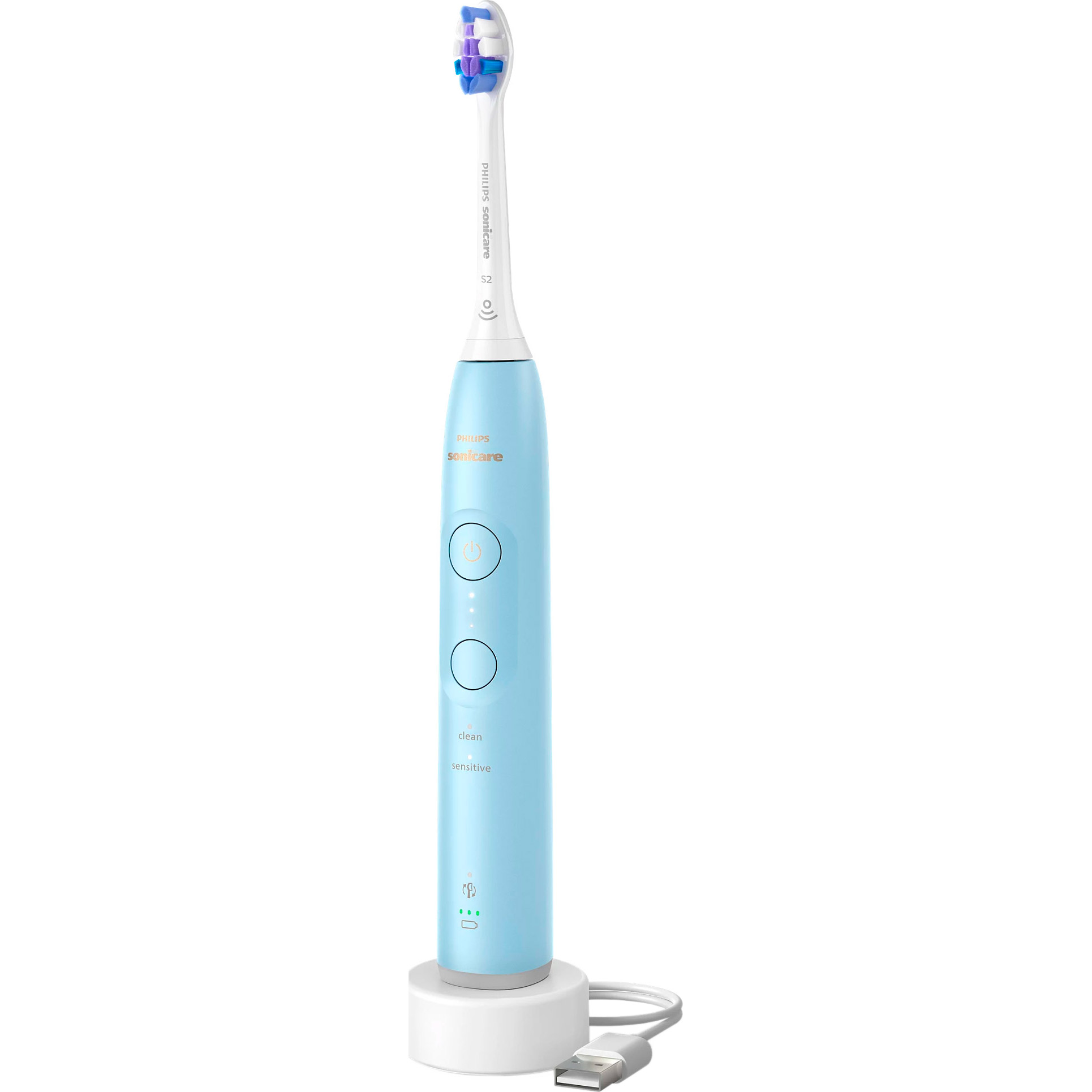 Электрическая зубная щётка PHILIPS Sonicare 6100 series Light Blue (HX7406/01)