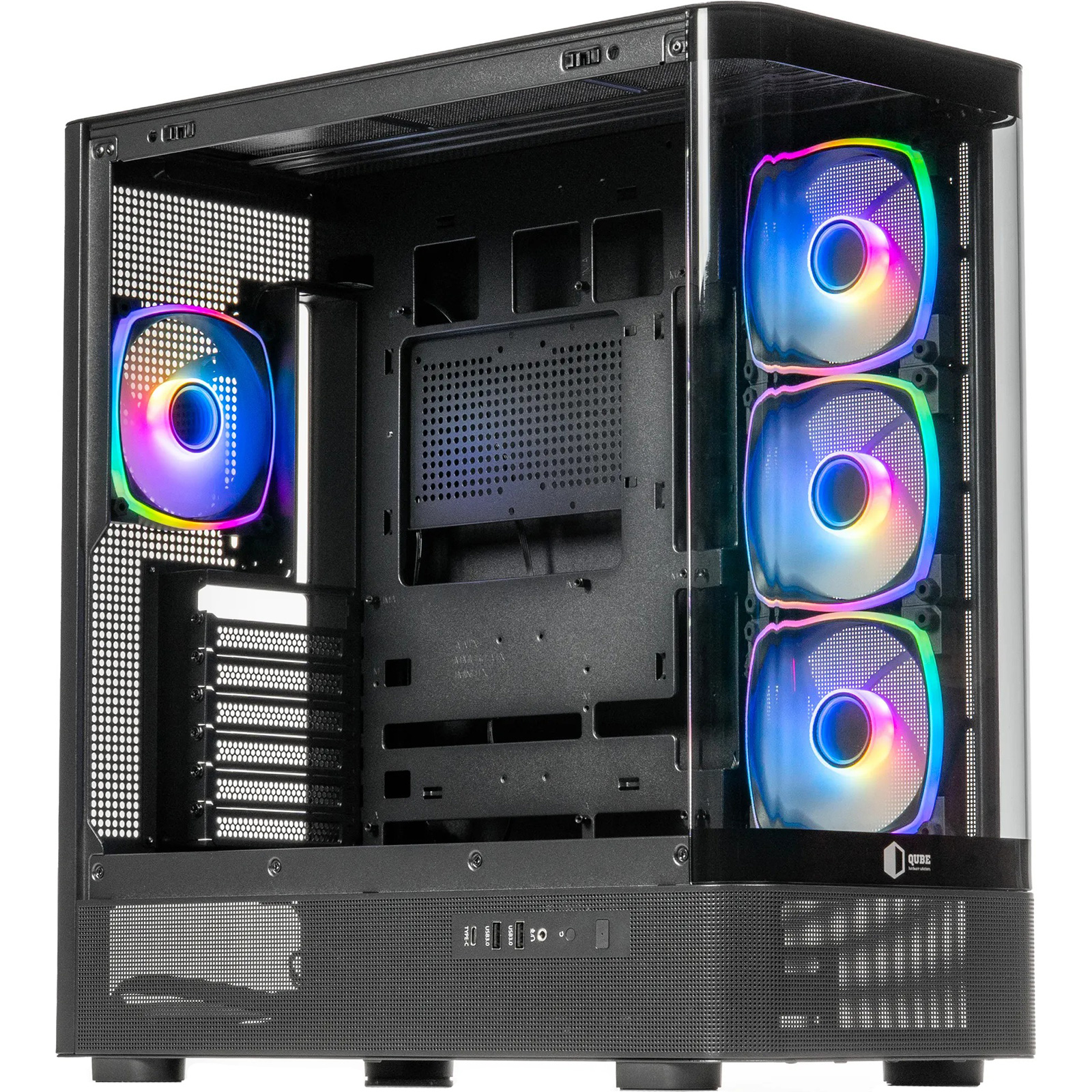 Корпус QUBE MasterForce Black (MASTERFORCE_GBNU3)
