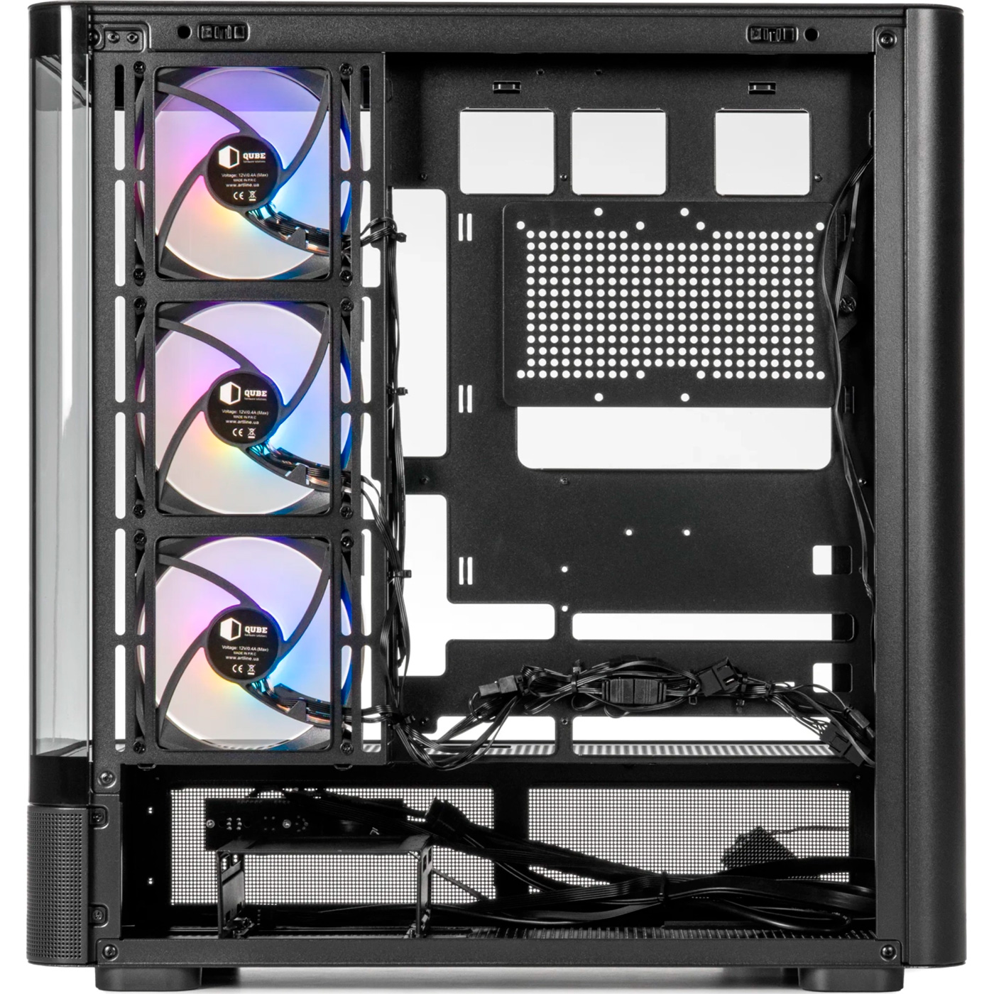 Корпус QUBE MasterForce Black (MASTERFORCE_GBNU3)