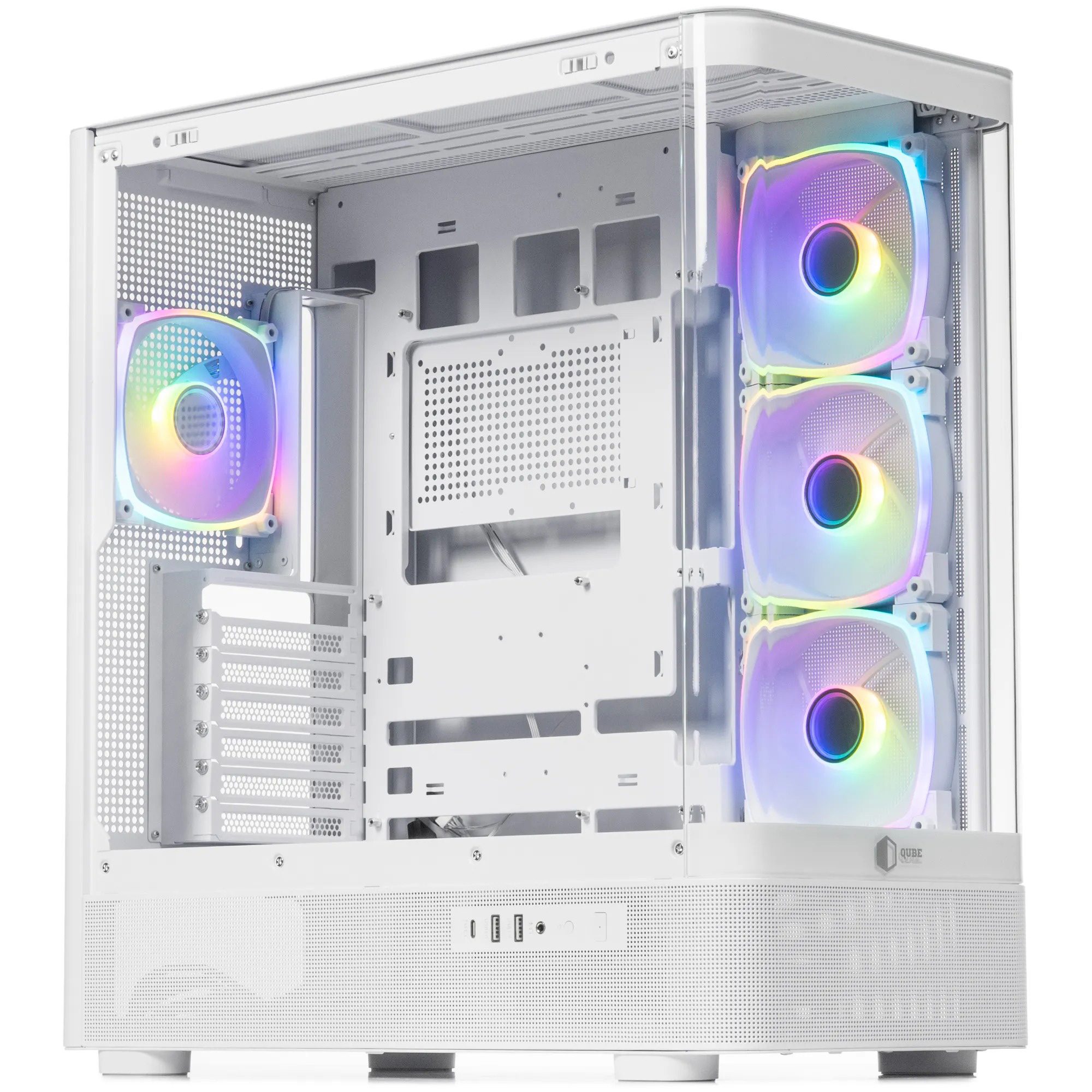 Корпус QUBE MasterForce White (MASTERFORCE_GWNU3)