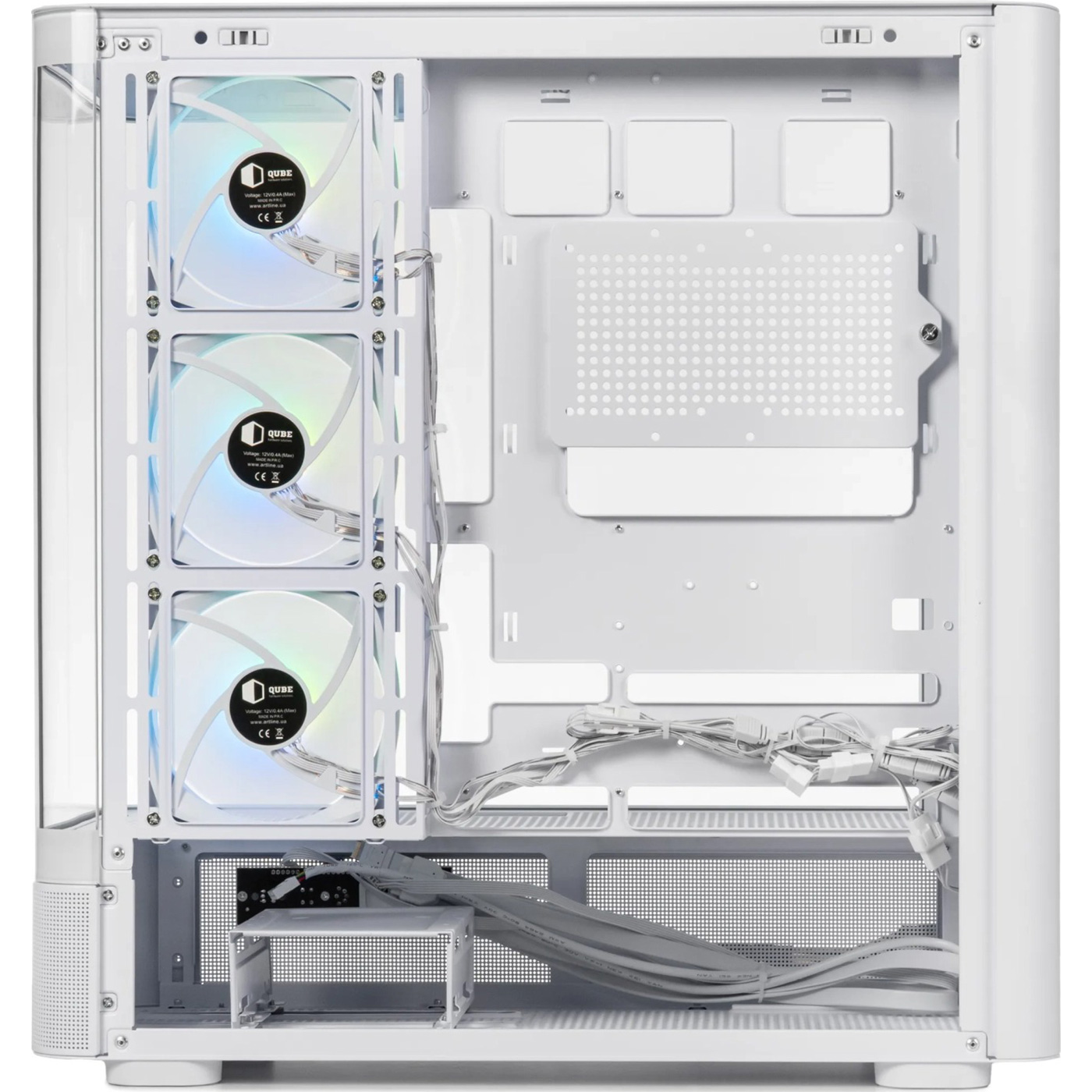 Корпус QUBE MasterForce White (MASTERFORCE_GWNU3)