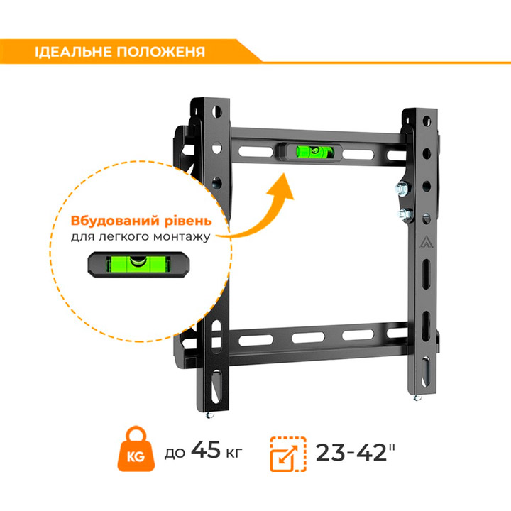 Крепление настенное для ТВ ITECH PN2T 23"-42" Black