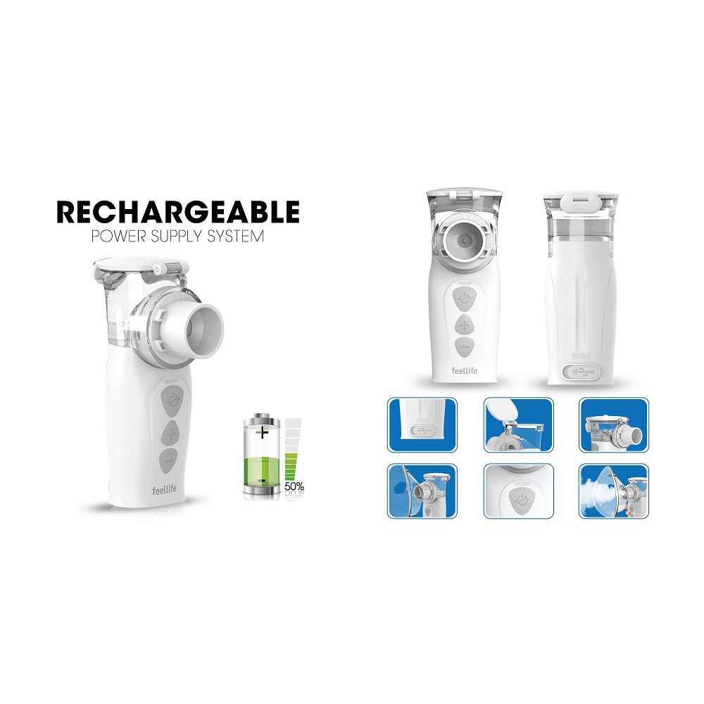 Портативный ингалятор с Mesh технологией FEELLIFE Air Pro VIII (HS084325)