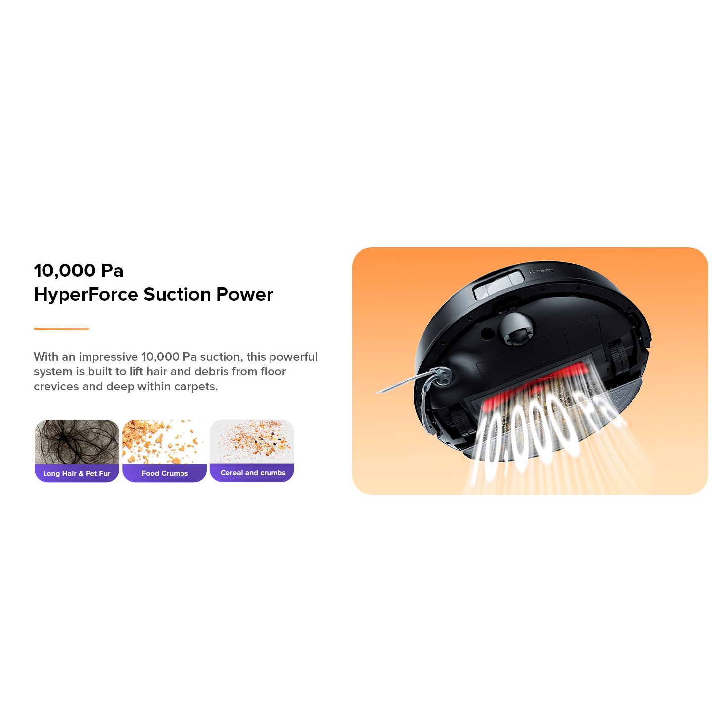 Робот-пилосос ROBOROCK Q10 VF+ Black (Q10VFP52-00)
