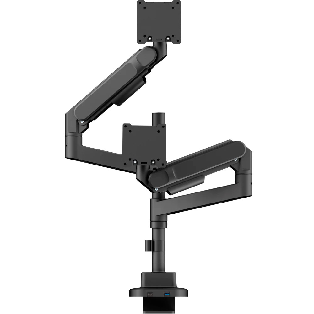 Крепление настольное для 2-х мониторов OFFICEPRO MAH752B 24"-57" Black