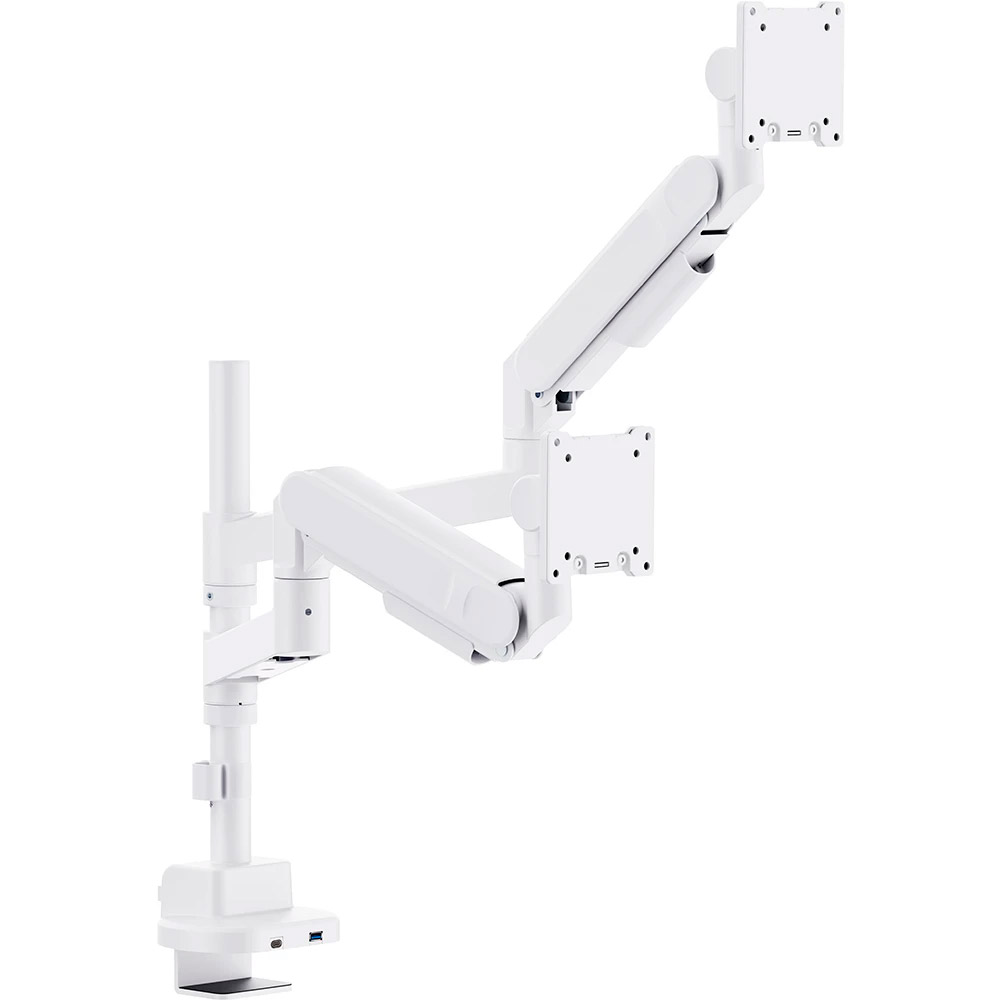 Кріплення настільне для 2-х моніторів OFFICEPRO MAH752W 24"-57" White