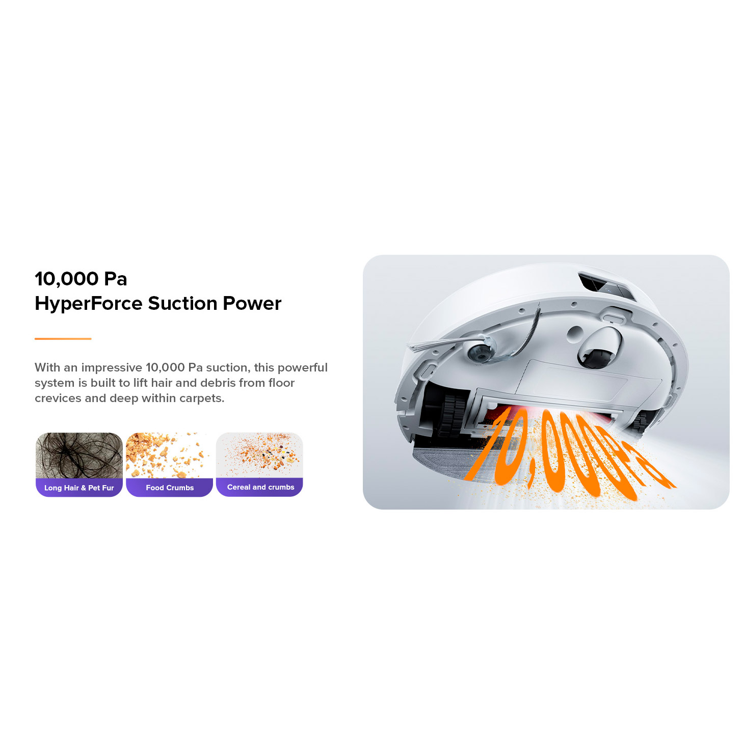 Робот-пилосос ROBOROCK Q10 VF+ White (Q10VFP02-00)