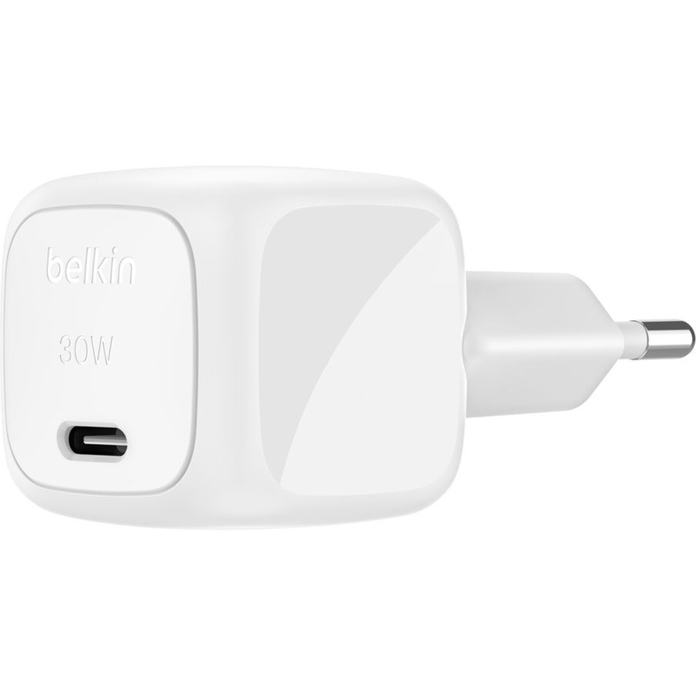 Зарядний пристрій BELKIN Boost Up Charge Compact 30W USB-C Wall Charger White (WCA008KQWH)