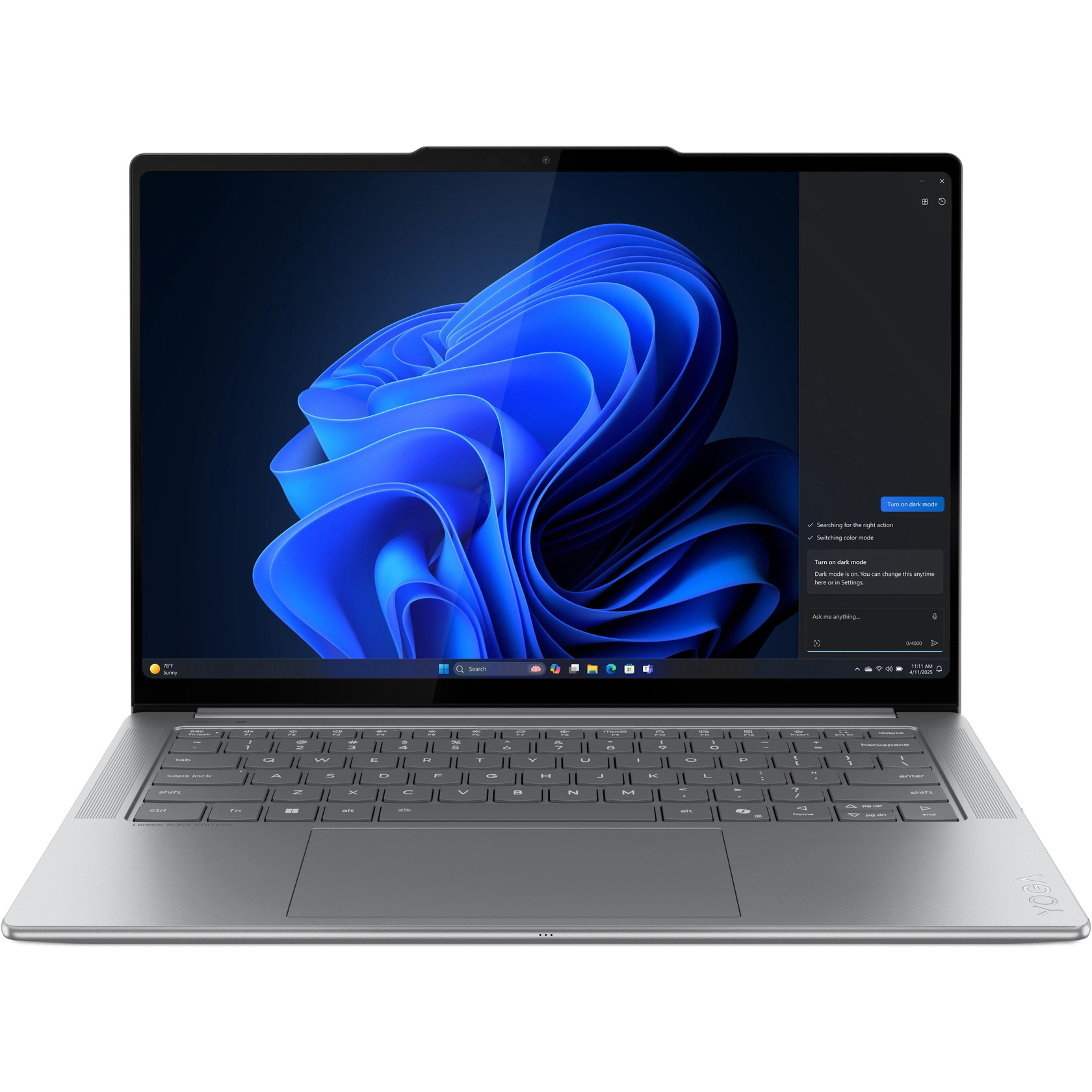 Ноутбук LENOVO Yoga Pro 7 14IAH10 Luna Gray (83KF0031RA)