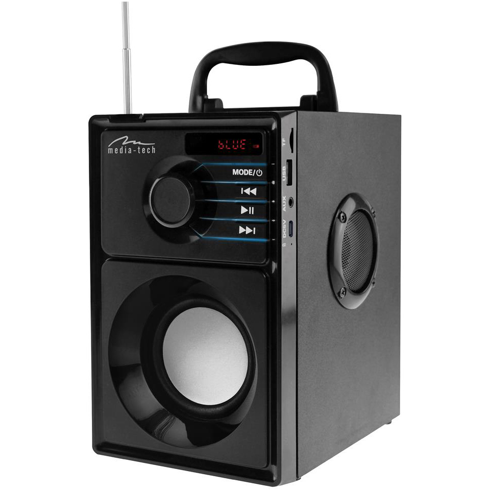 Бумбокс MEDIA-TECH Boombox Silver MT3179