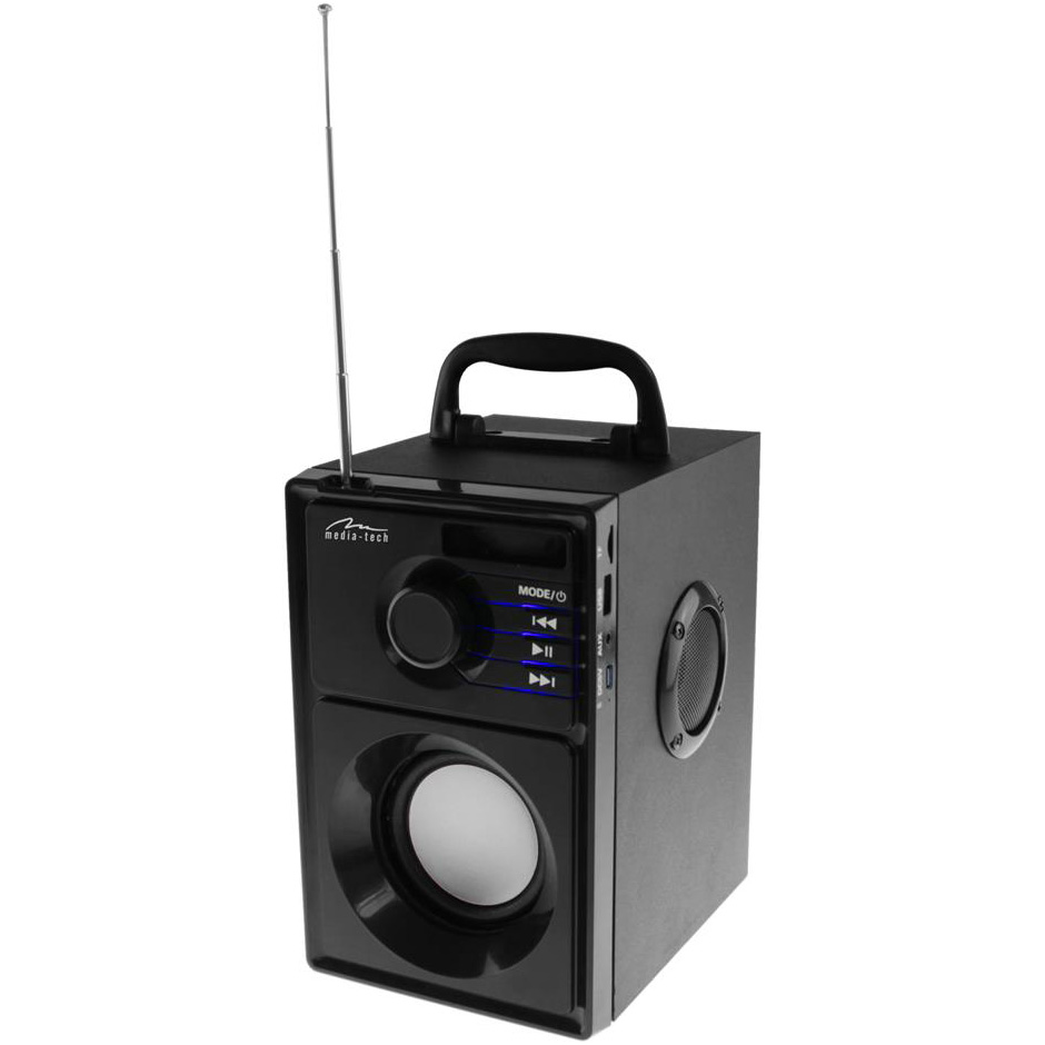 Бумбокс MEDIA-TECH Boombox Silver MT3179