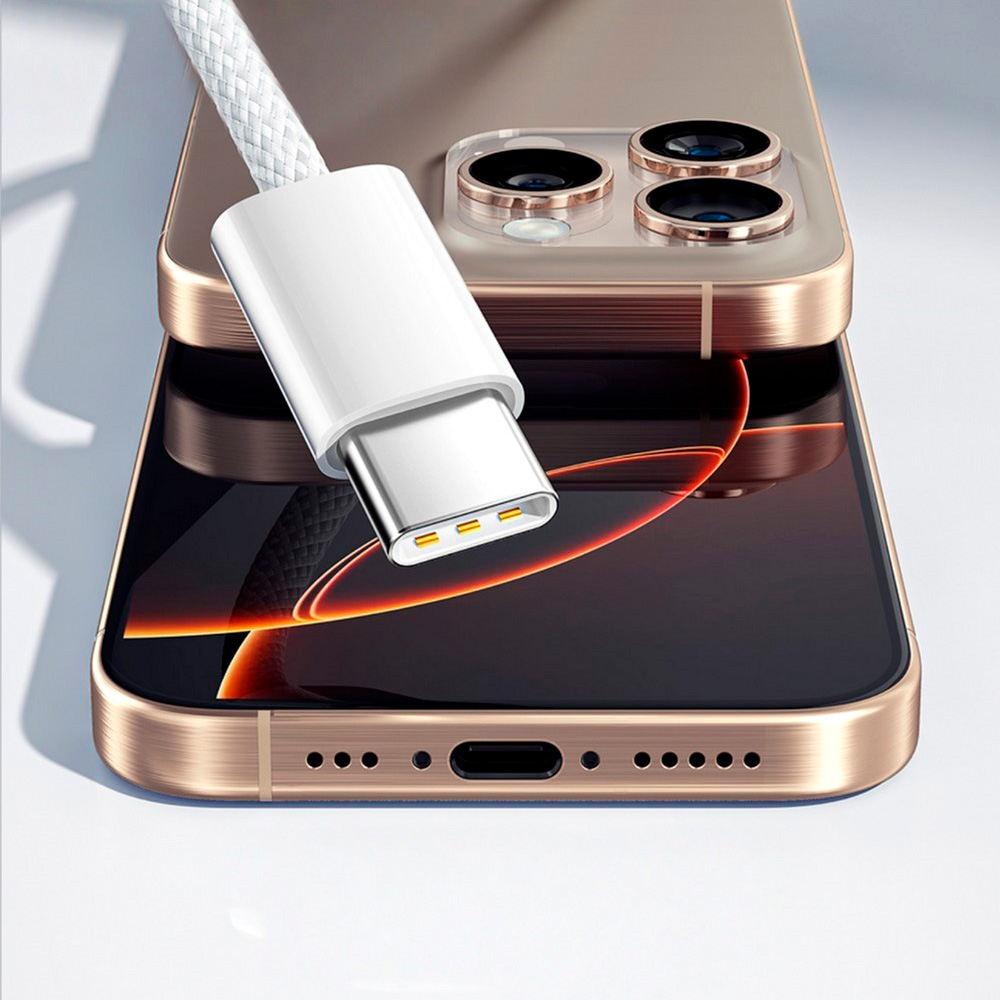 Зарядний пристрій ESSAGER Vanjane 20W 1xUSB-C, PD3.0, QC3.0 Travel Charger White w/Type-C cable (EFJB02-JSTT2-T)