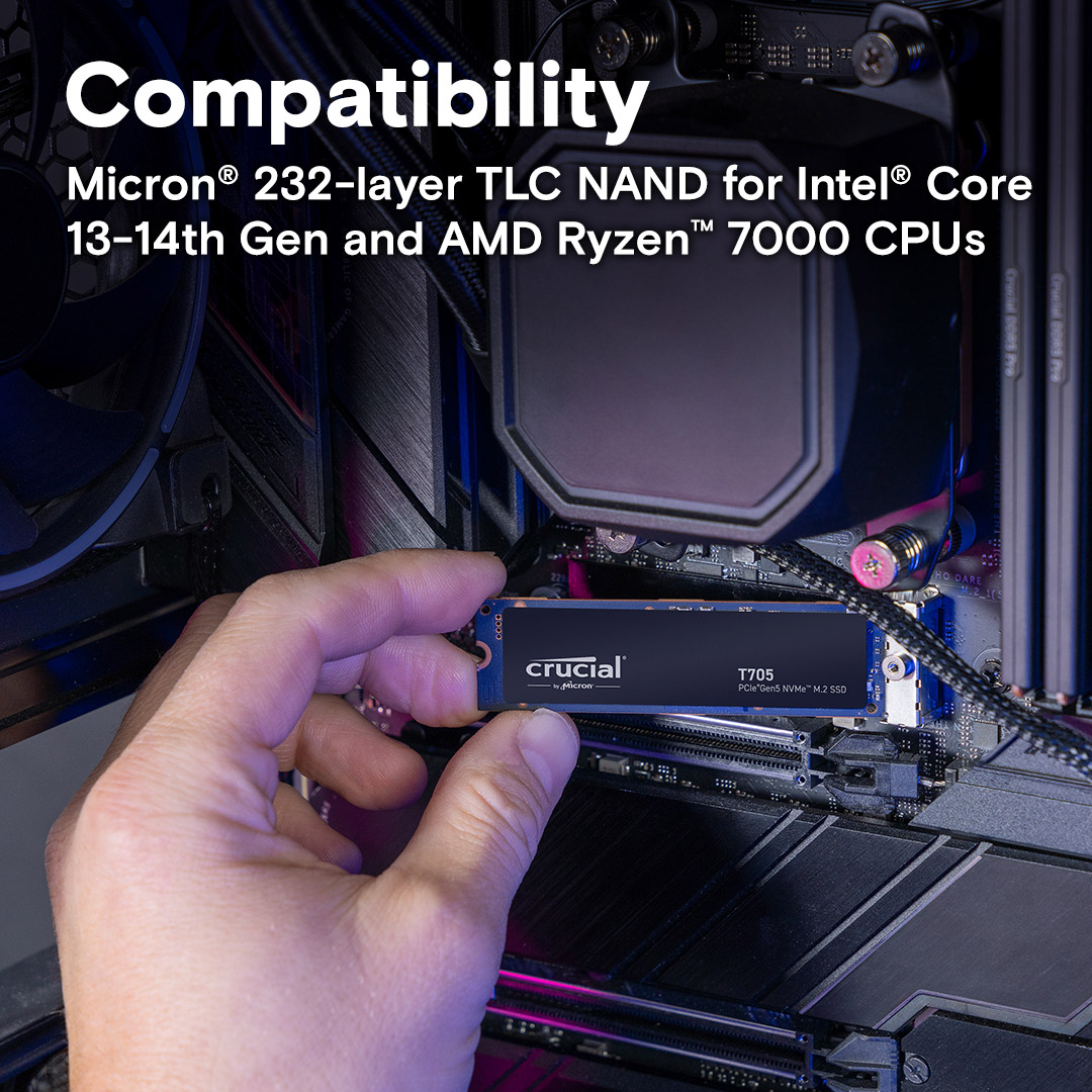 SSD диск CRUCIAL T705 4TB M.2 NVMe (CT4000T705SSD3)