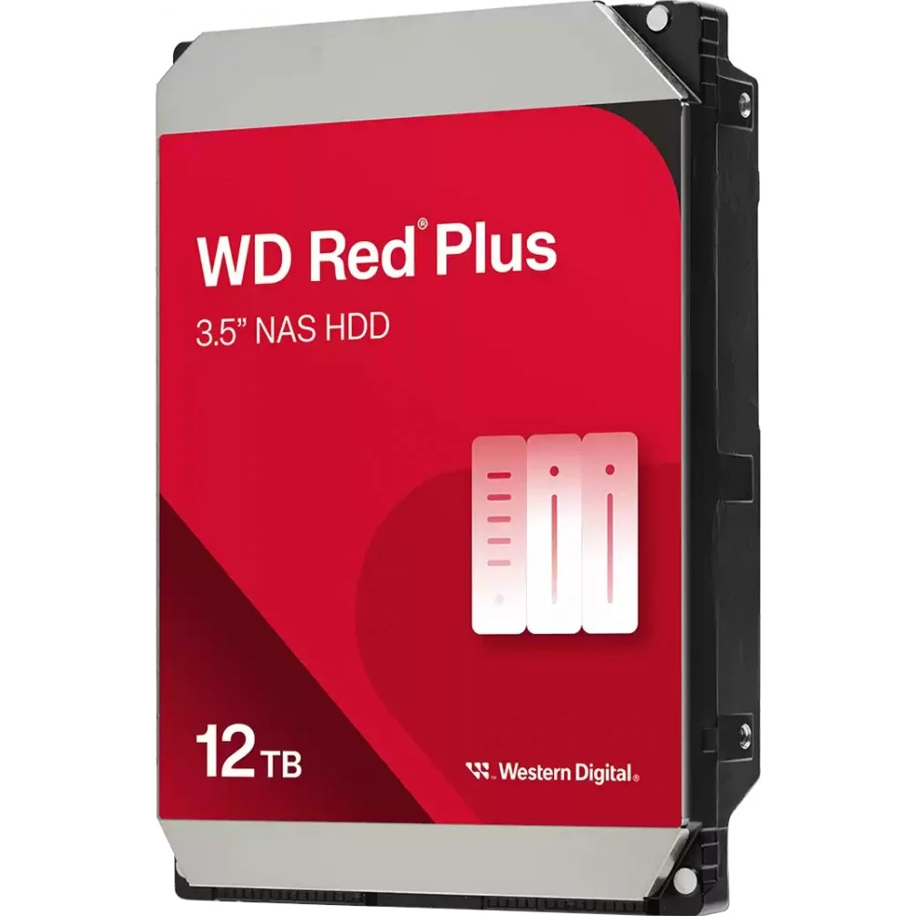 Жорсткий диск 3.5" WD Red Plus 12TB SATA/512MB (WD120EFGX)