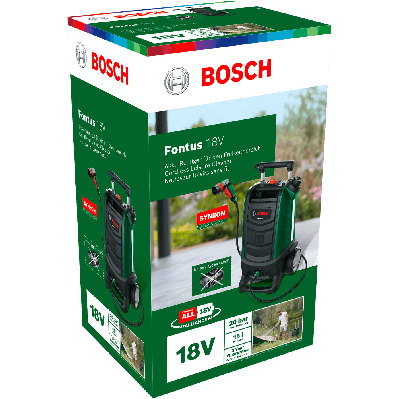 Мінімийка високого тиску BOSCH Fontus 18V (0.600.8B6.102)