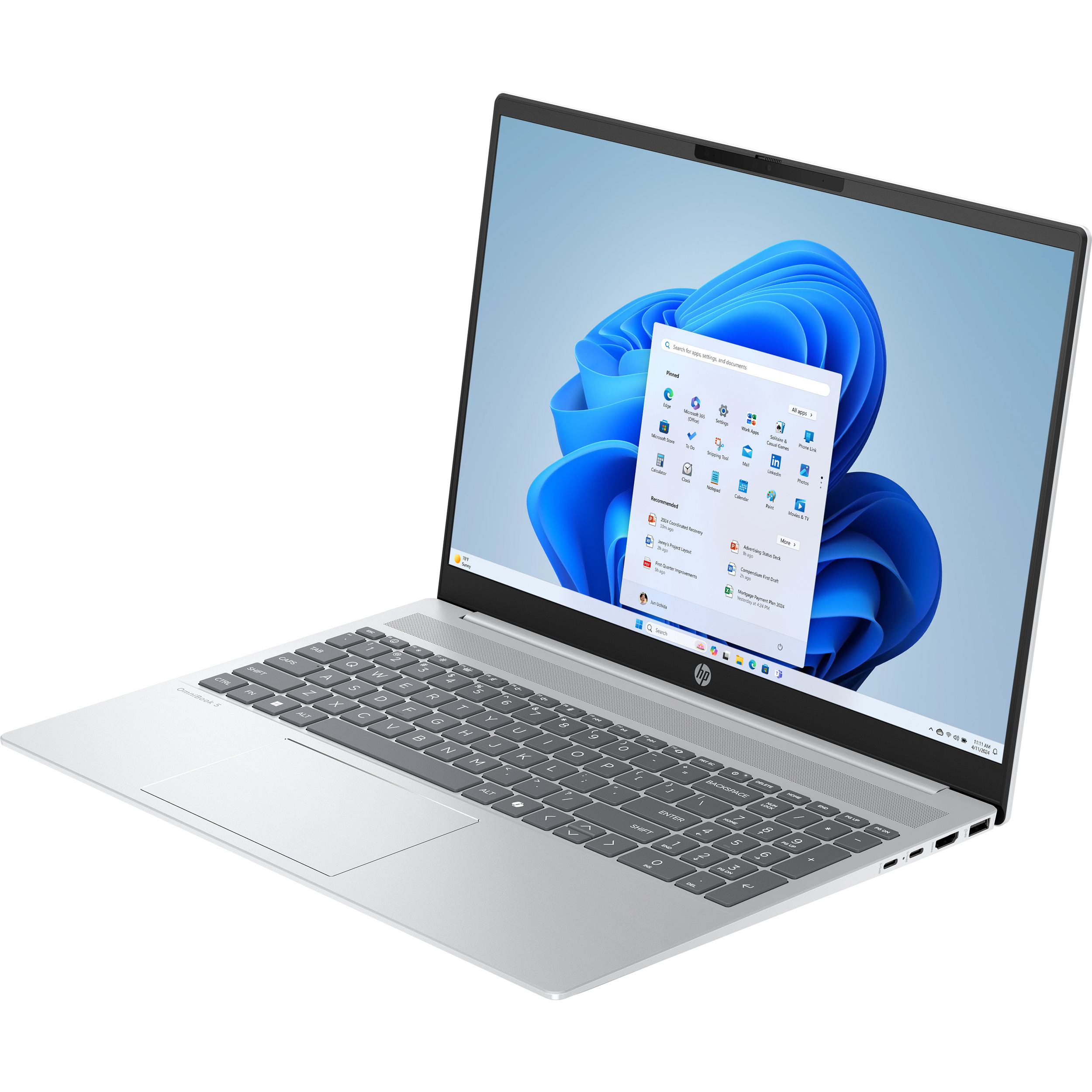 Ноутбук HP OmniBook 5 16-bc1002ua Glacier Silver (BV5X4EA)
