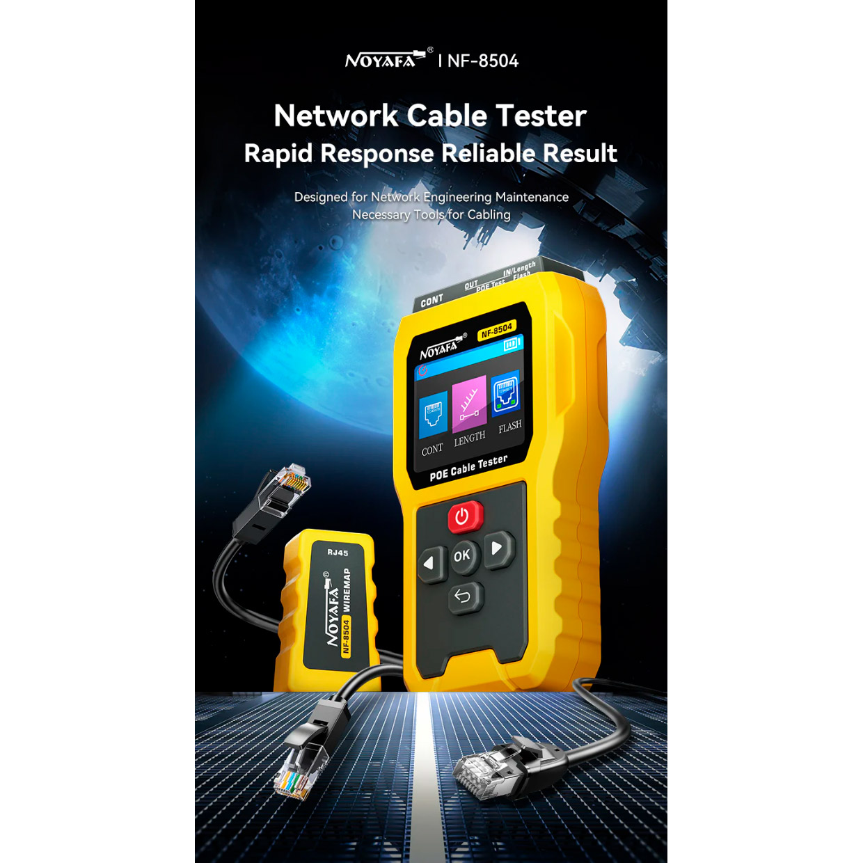 PoE тестер NOYAFA NF-8504