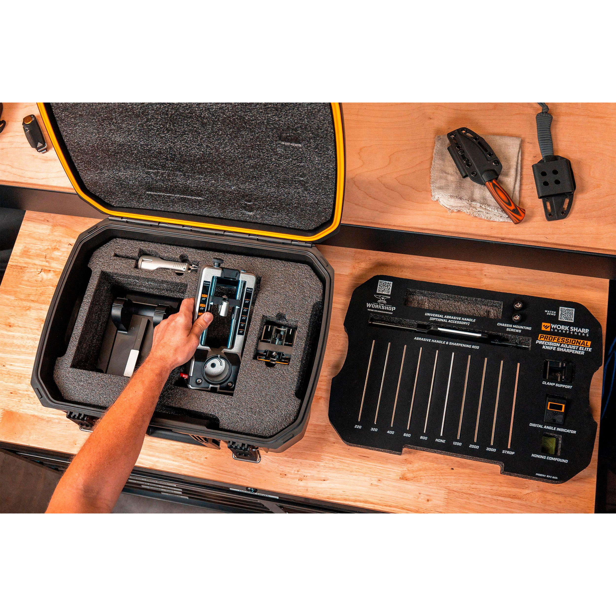 Точильная система WORK SHARP Professional Precision Adjust Elite Knife Sharpener (WSBCHPAJ-PRO-ELT-I)