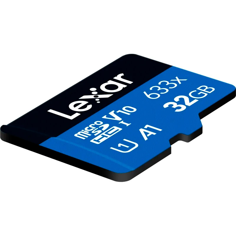 Карта пам'яті LEXAR microSDHC High Performance 633x 32GB UHS-I V10 A1 Class 10 (LMS0633032G-BNNNG)