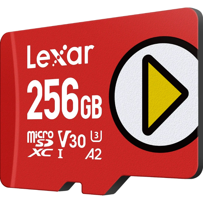 Карта пам'яті LEXAR microSDXC Play 256GB UHS-I U3 V30 A2 Class 10 (LMSPLAY256G-BNSNG)