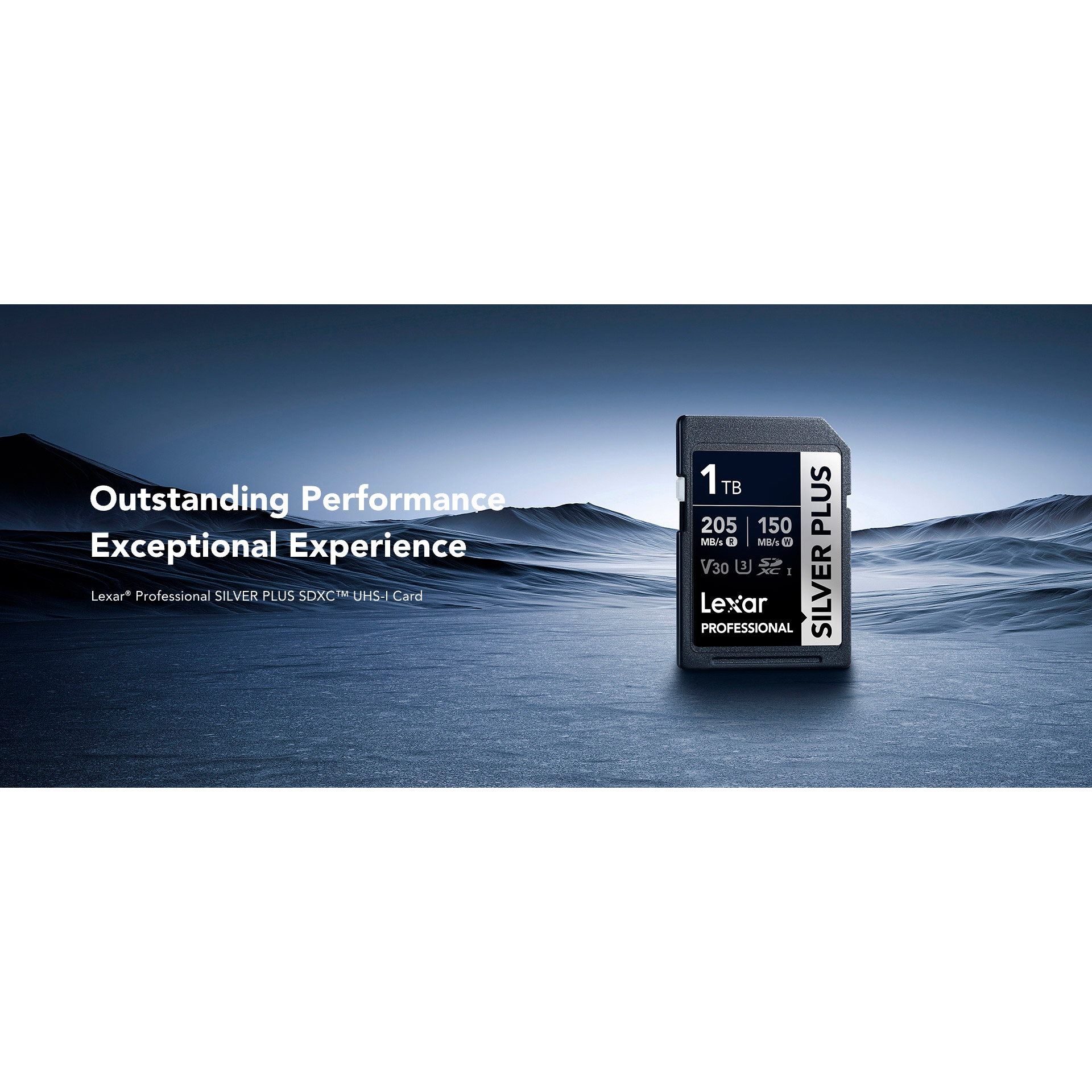 Карта памяти LEXAR SDXC Professional Silver Plus 64GB UHS-I U3 V30 Class 10 (LSDSIPL064G-BNNNG)