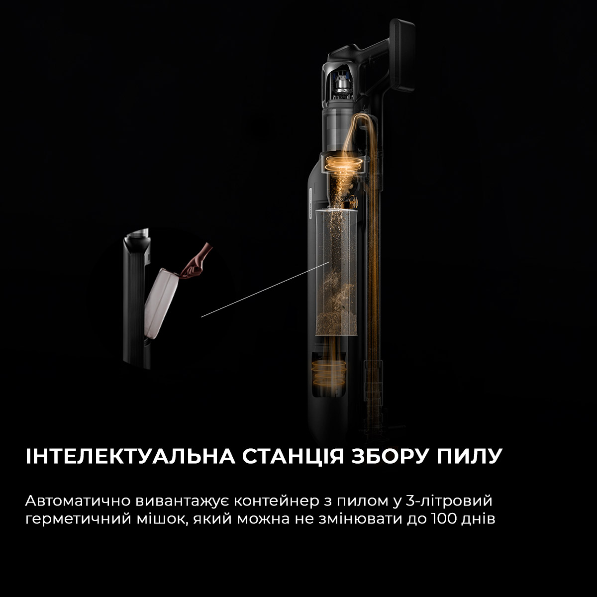 Пилосос DREAME Z40 Station Black (VZV33A)