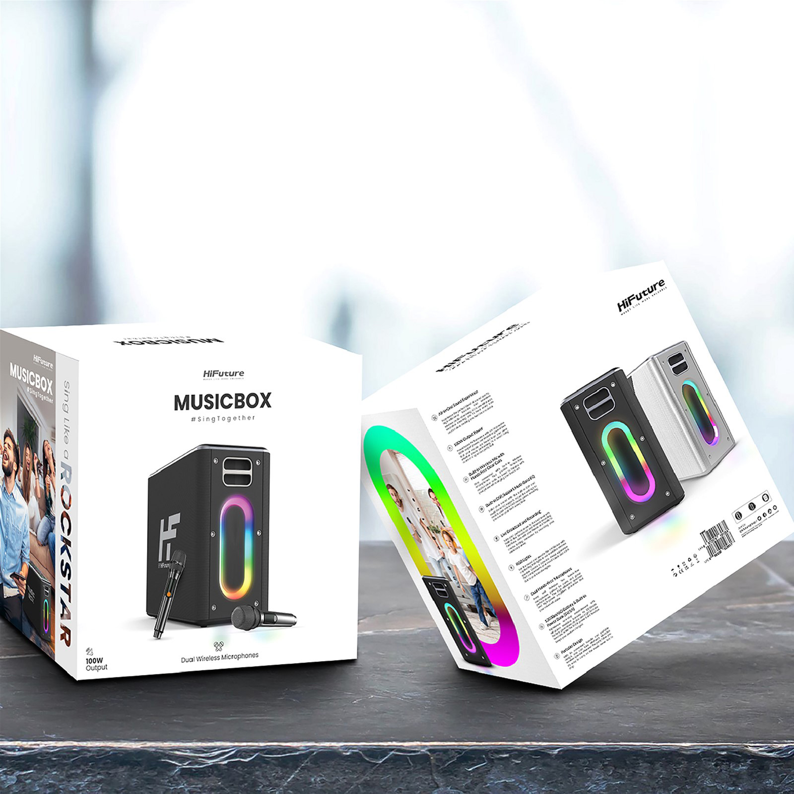 Акустична система HIFUTURE MusicBox Silver