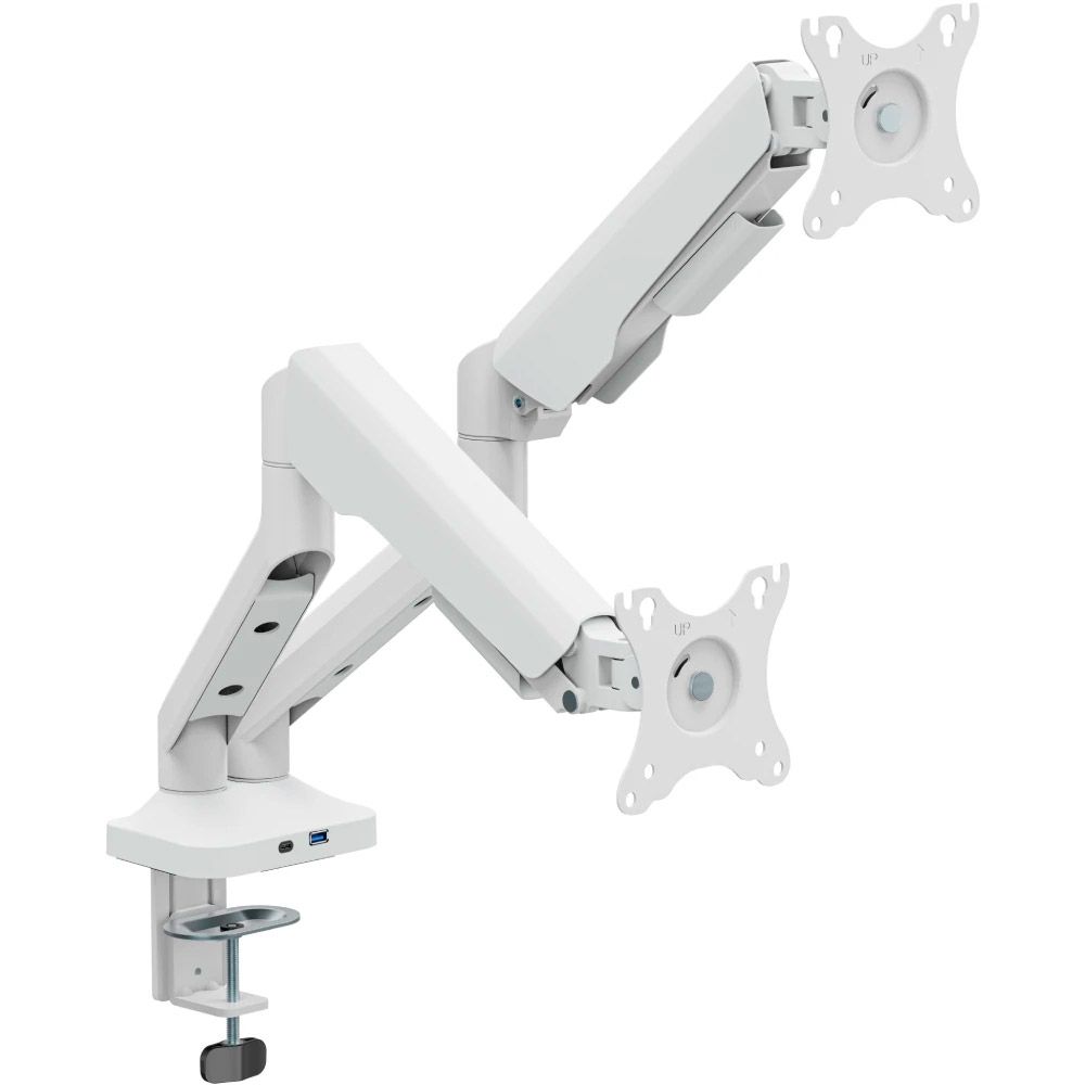Крепление настольное для 2-х мониторов OFFICEPRO MA452W 17"-35" White