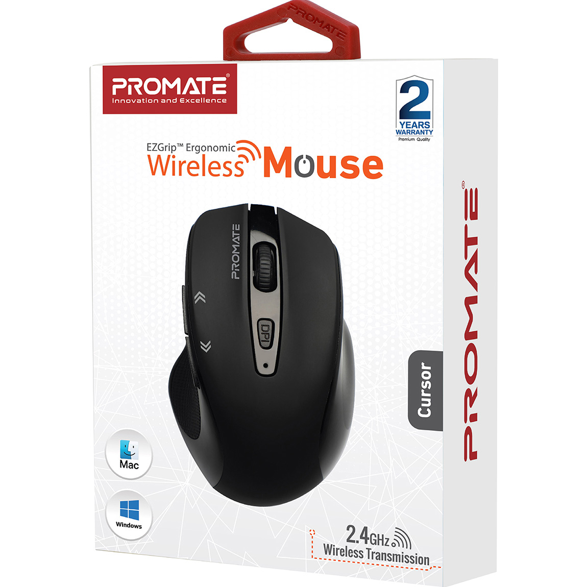 Мышь PROMATE Cursor Black
