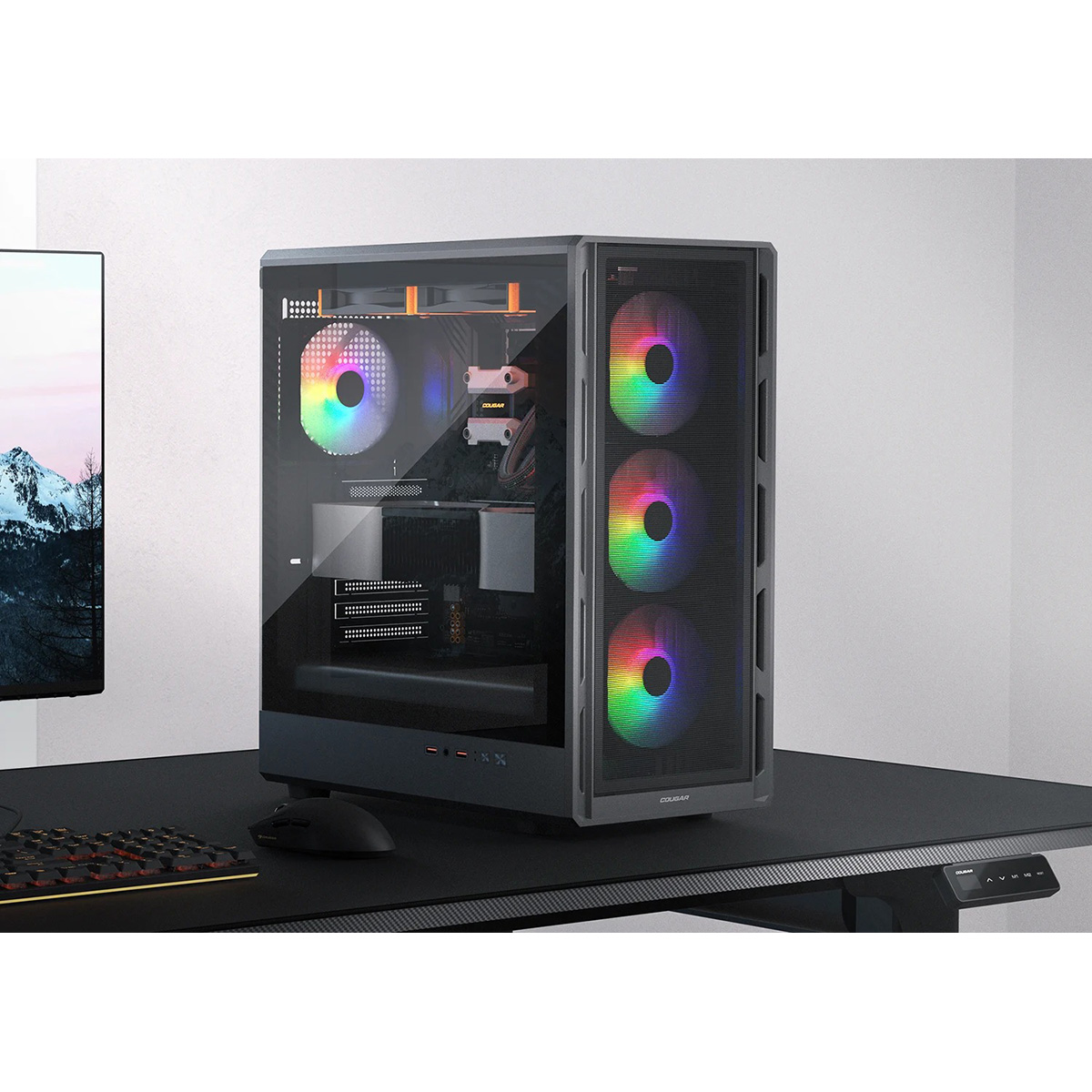 Корпус COUGAR Airface Pure RGB Black (382GA50.0001)