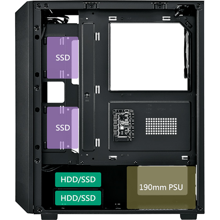 Корпус FSP CMT218 Black