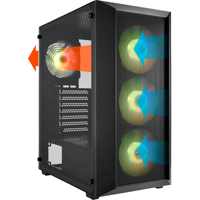 Корпус FSP CMT218 Black