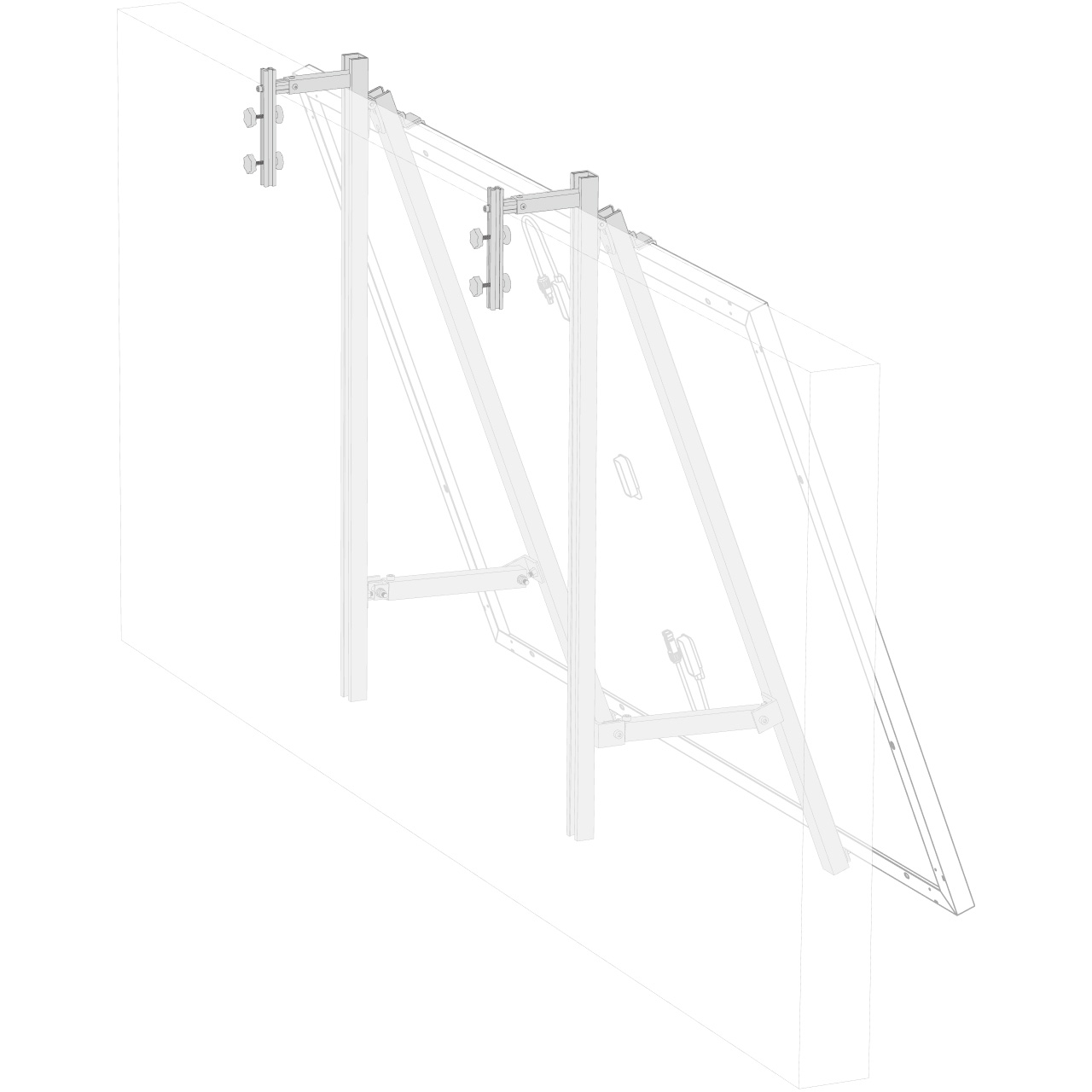 Кронштейн для кріплення сонячних панелей ECOFLOW Bracket - Concrete Balcony (EFA-BKWCONCRETEBAL-W-EU)