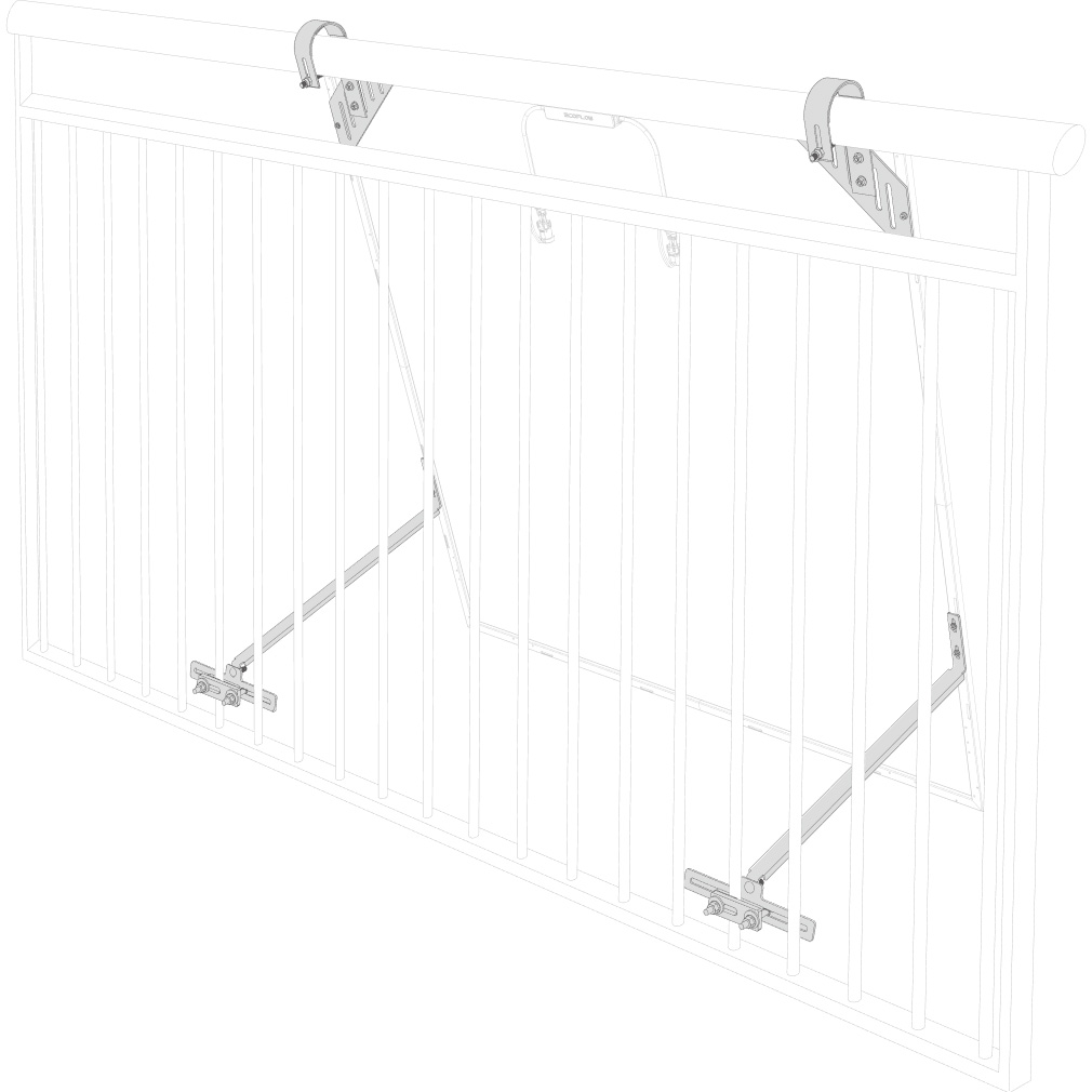 Кронштейн для крепления солнечных панелей ECOFLOW Bracket - Lightweight (EFA-BKWLIGHTWEIGHT-W-EU)
