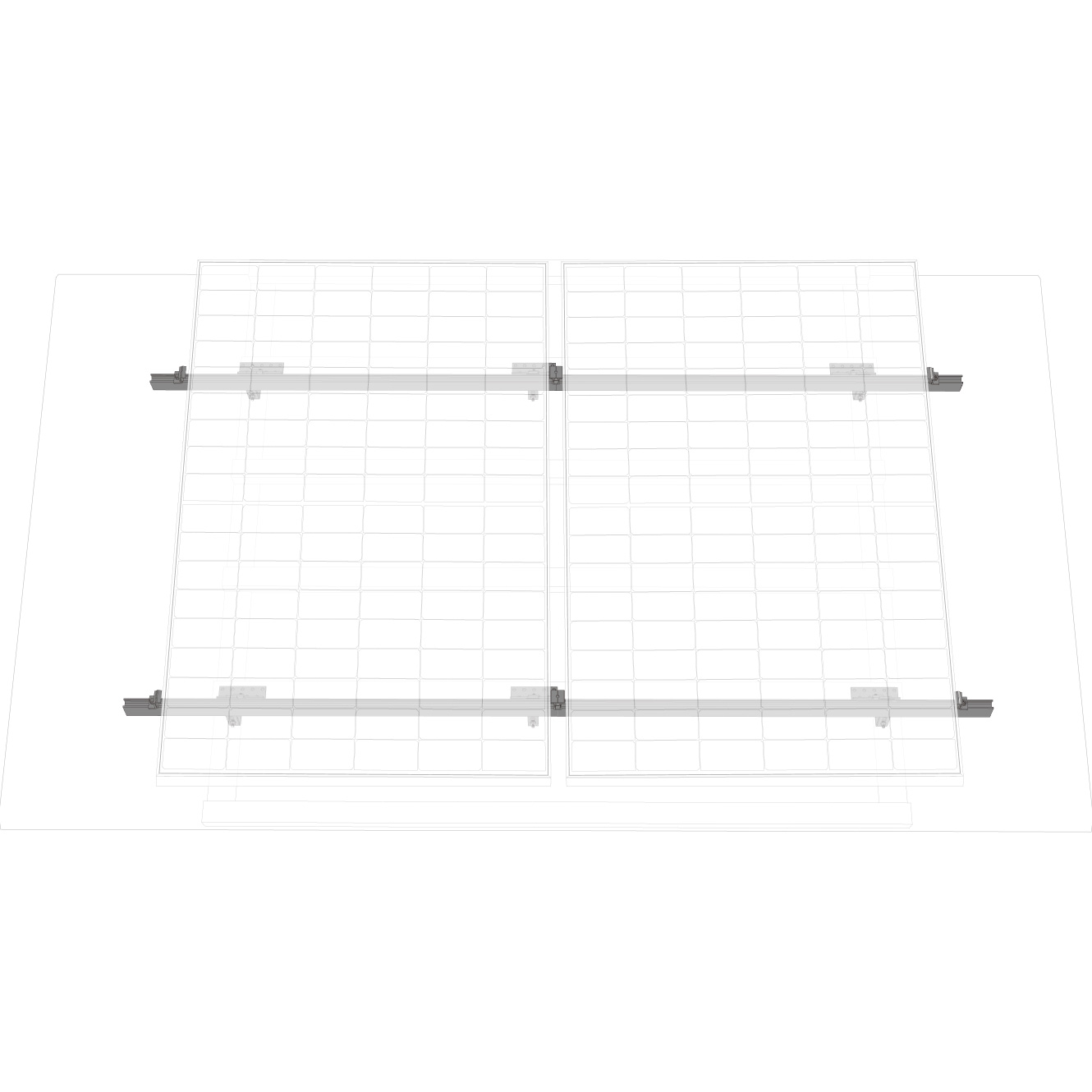 Кронштейн для кріплення сонячних панелей ECOFLOW Bracket - Pitched Roof (EFA-BKWPITCHEDROOF-W-EU)