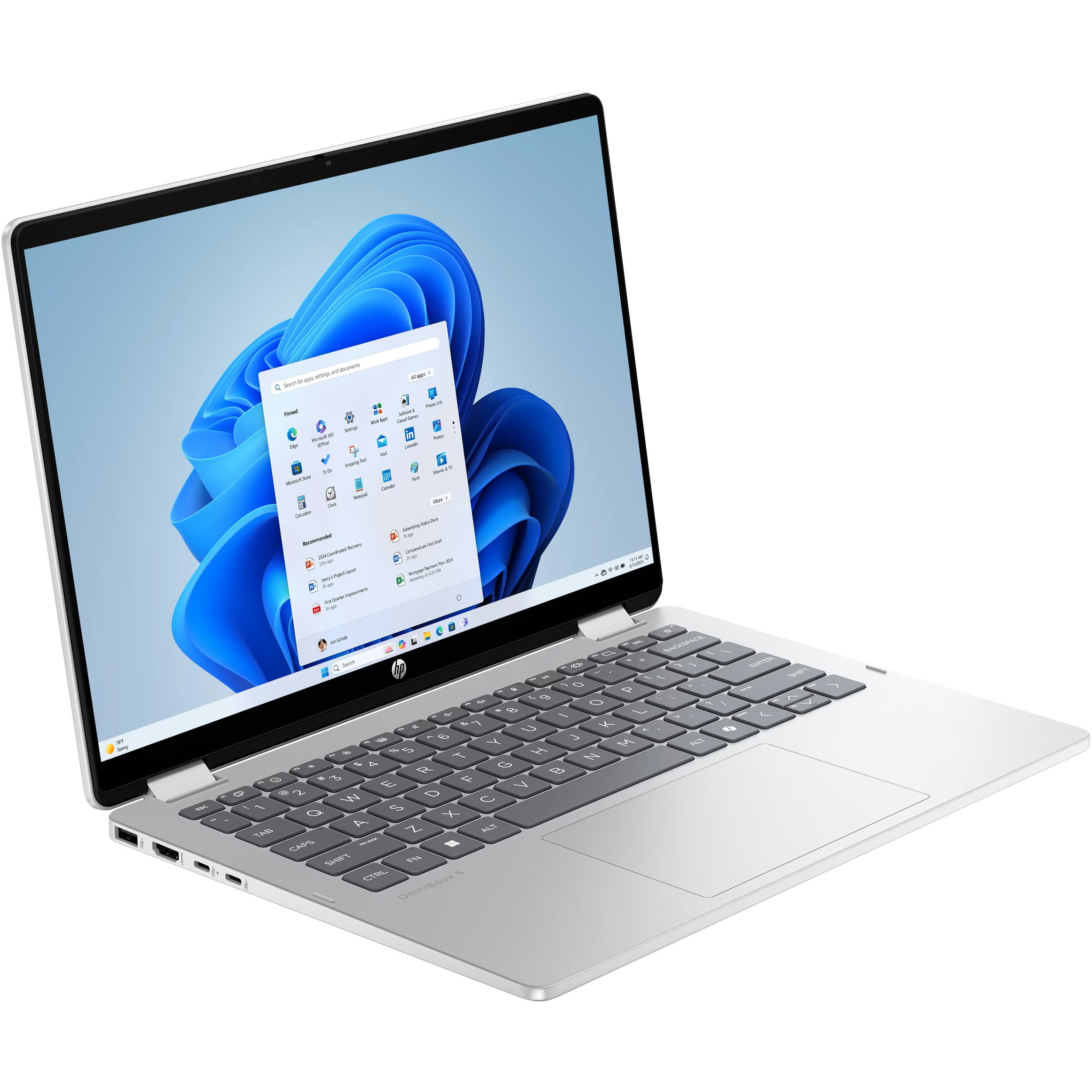 Ноутбук HP OmniBook 5 Flip 14-fp0001ua Glacier Silver (BV5S8EA)