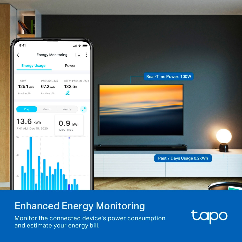 Розумна розетка TP-LINK TAPO P110M