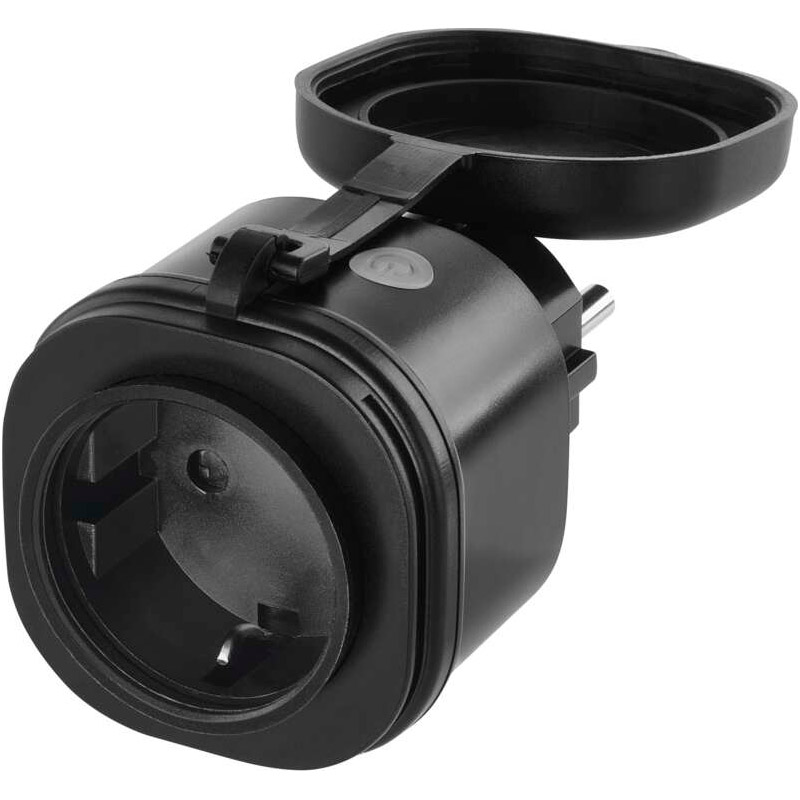 Умная влагозащищенная розетка EMOS GoSmart ZigBee IP44 IP-3010S (P5534)