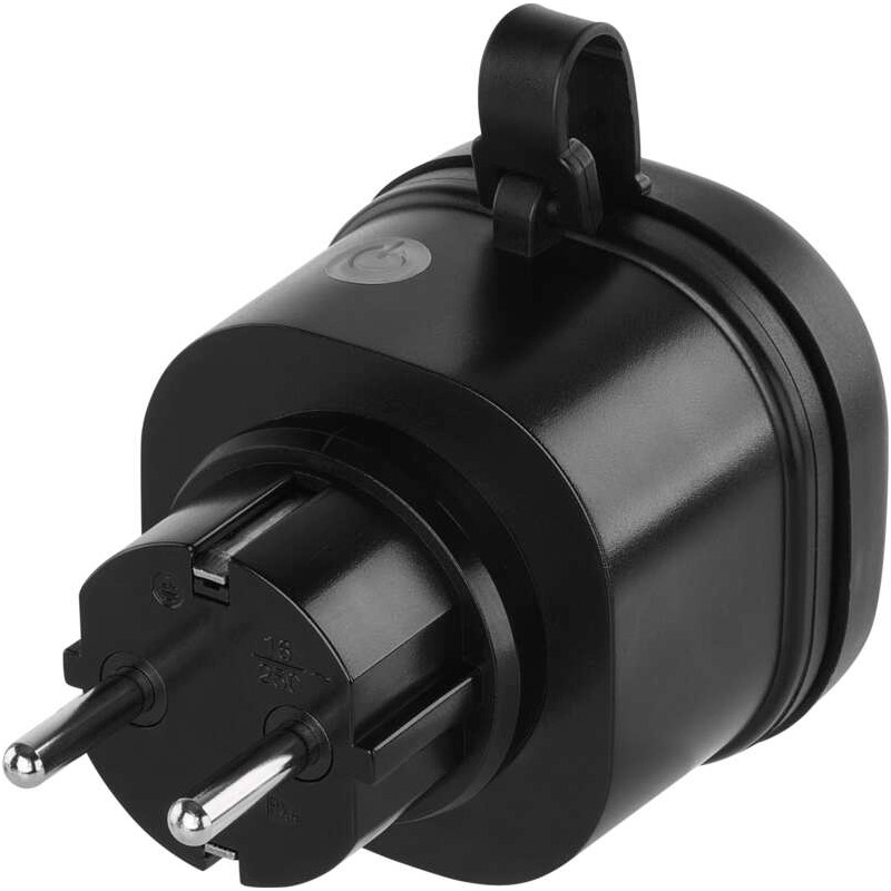 Умная влагозащищенная розетка EMOS GoSmart ZigBee IP44 IP-3010S (P5534)