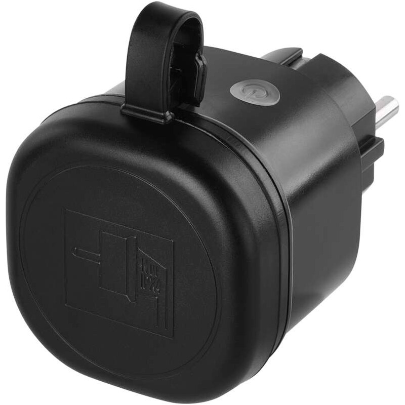 Умная влагозащищенная розетка EMOS GoSmart ZigBee IP44 IP-3010S (P5534)