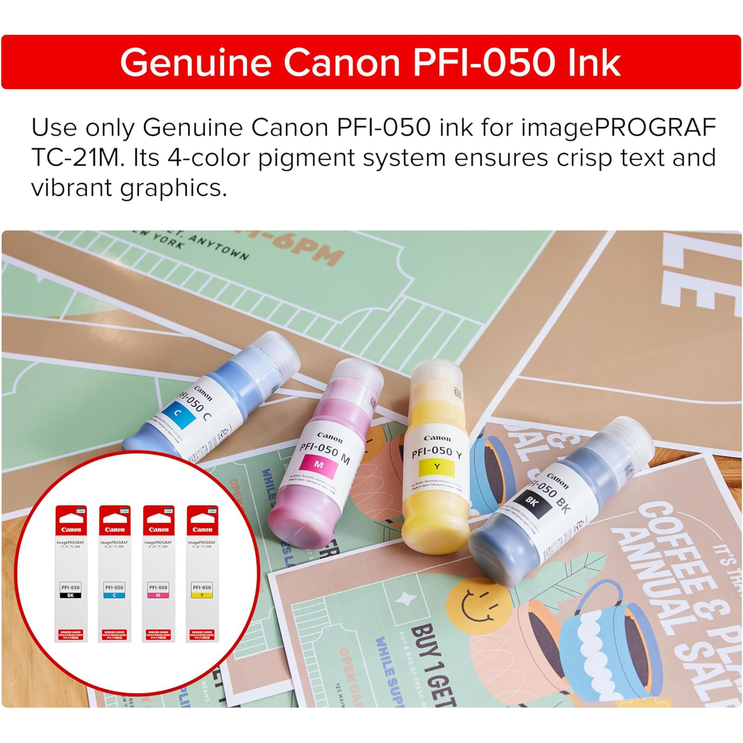 Широкоформатний принтер 24" CANON imagePROGRAF TC-21M (7058C003)