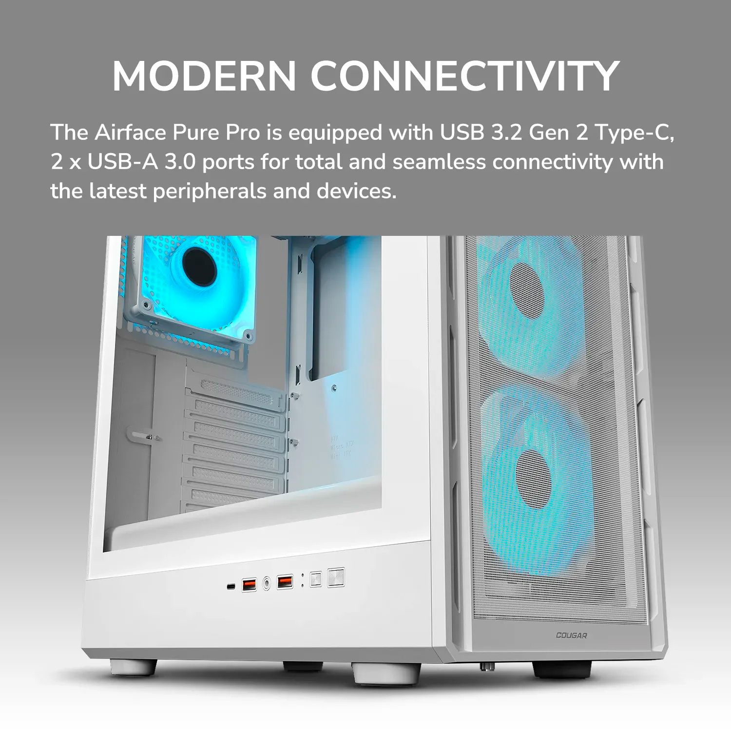 Корпус COUGAR Airface Pure Pro White (382GA50.0004)