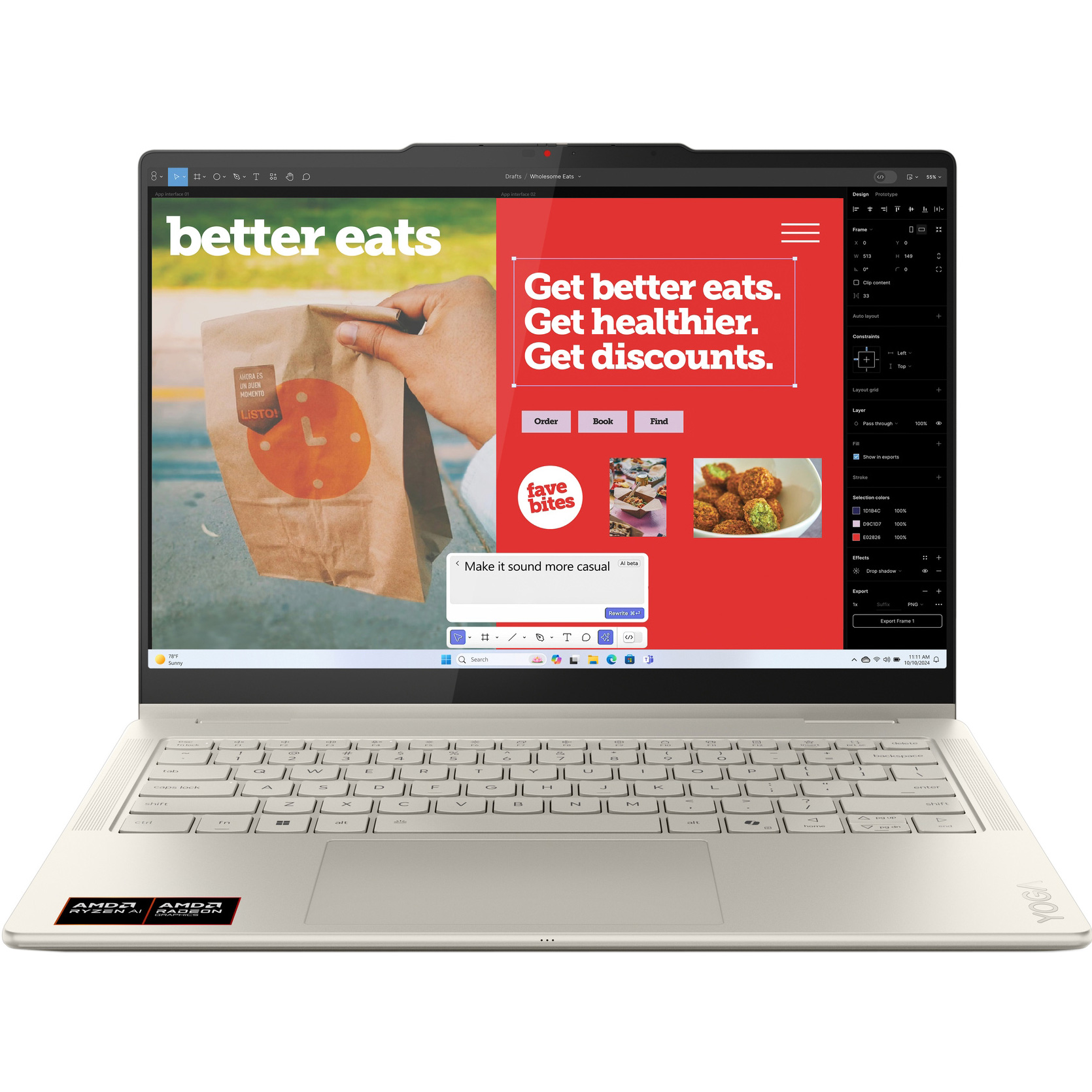 Ноутбук LENOVO Yoga 7 2-in-1 14AKP10 Seashell (83JR007MRA)