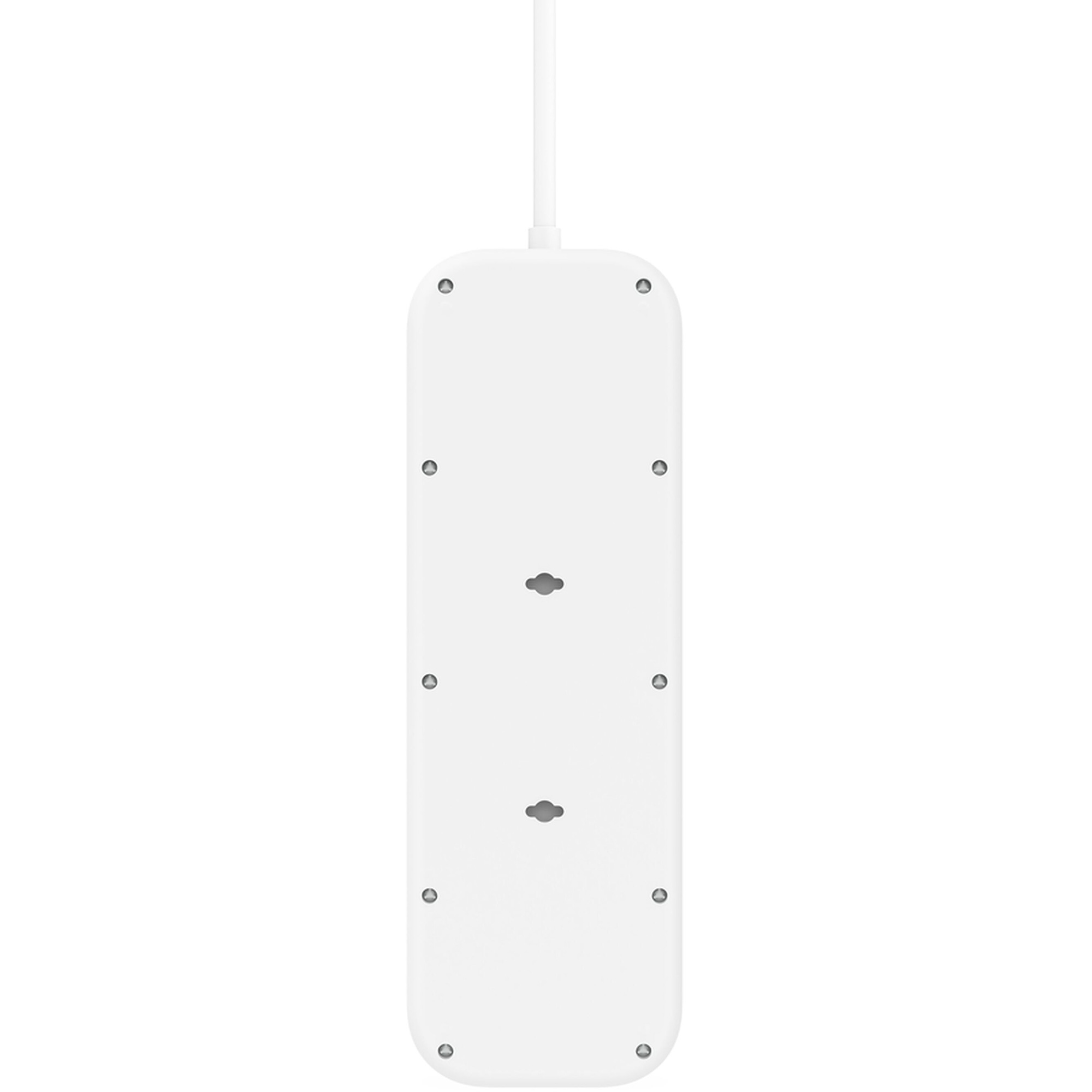 Мережевий фільтр BELKIN Surge Protector White, 8 розеток, 1xUSB-C, 1xUSB, 2м (SRB003VF2M-V2)