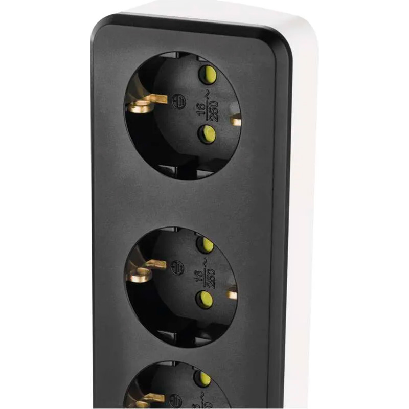 Сетевой фильтр с Wi-Fi управлением EMOS P1422SM Black, 4 розетки, 1xUSB-C, 1xUSB, 2м