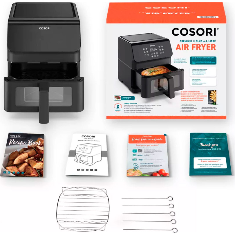 Мультипечь COSORI Premium II Plus CAF-P653-KEUR